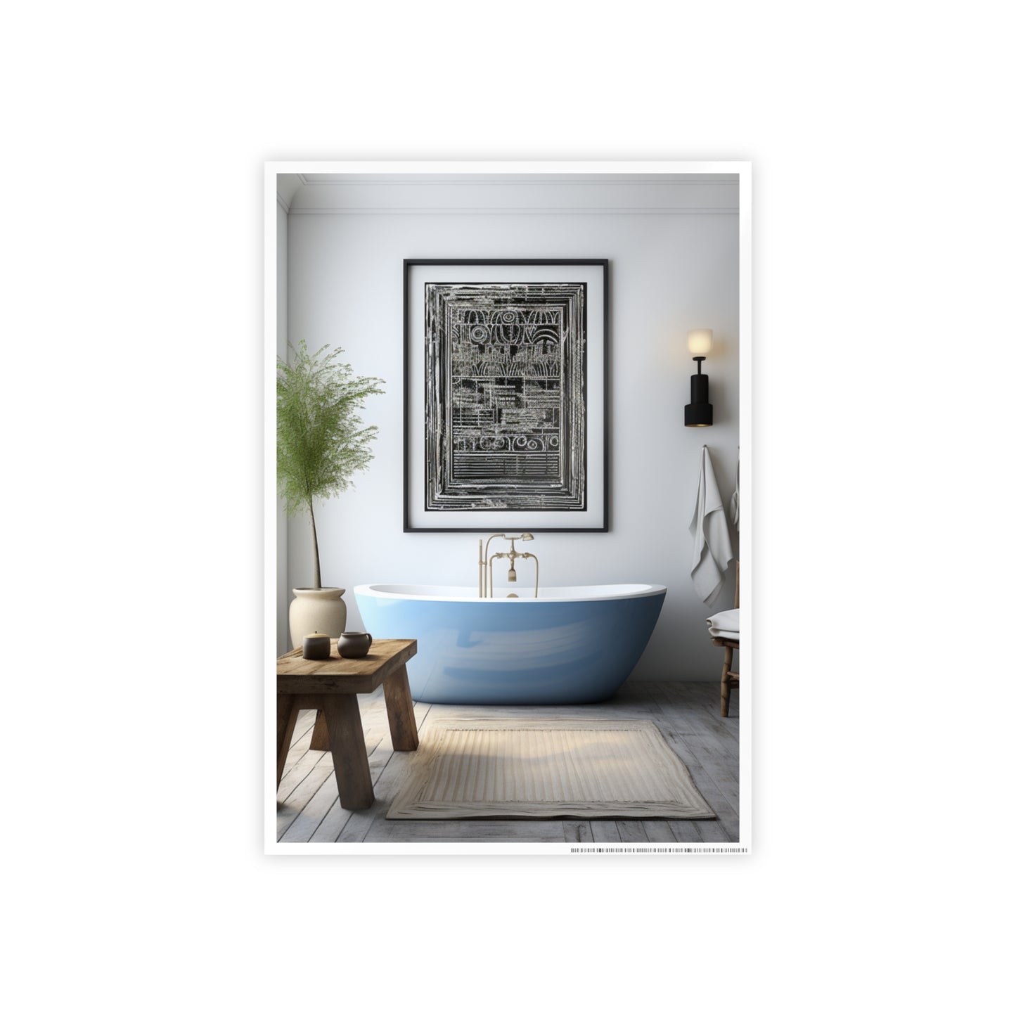 Cultural Elegance Bathscapes Poster Art