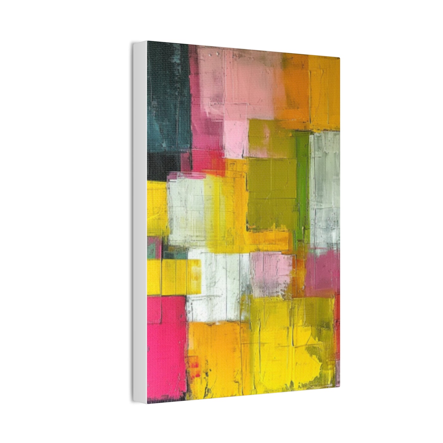 Primary Elegance: A Symphony of Sophistication Canvas Print