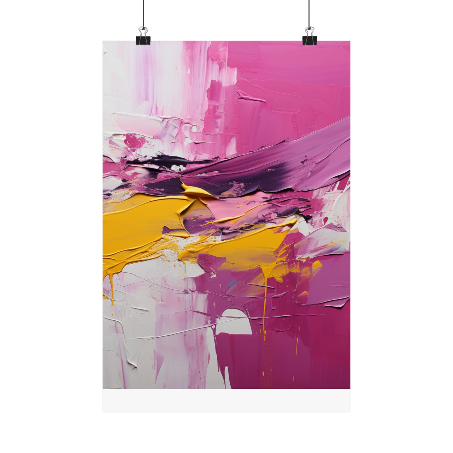 Radiant Harmony Matte Vertical Canvas Poster