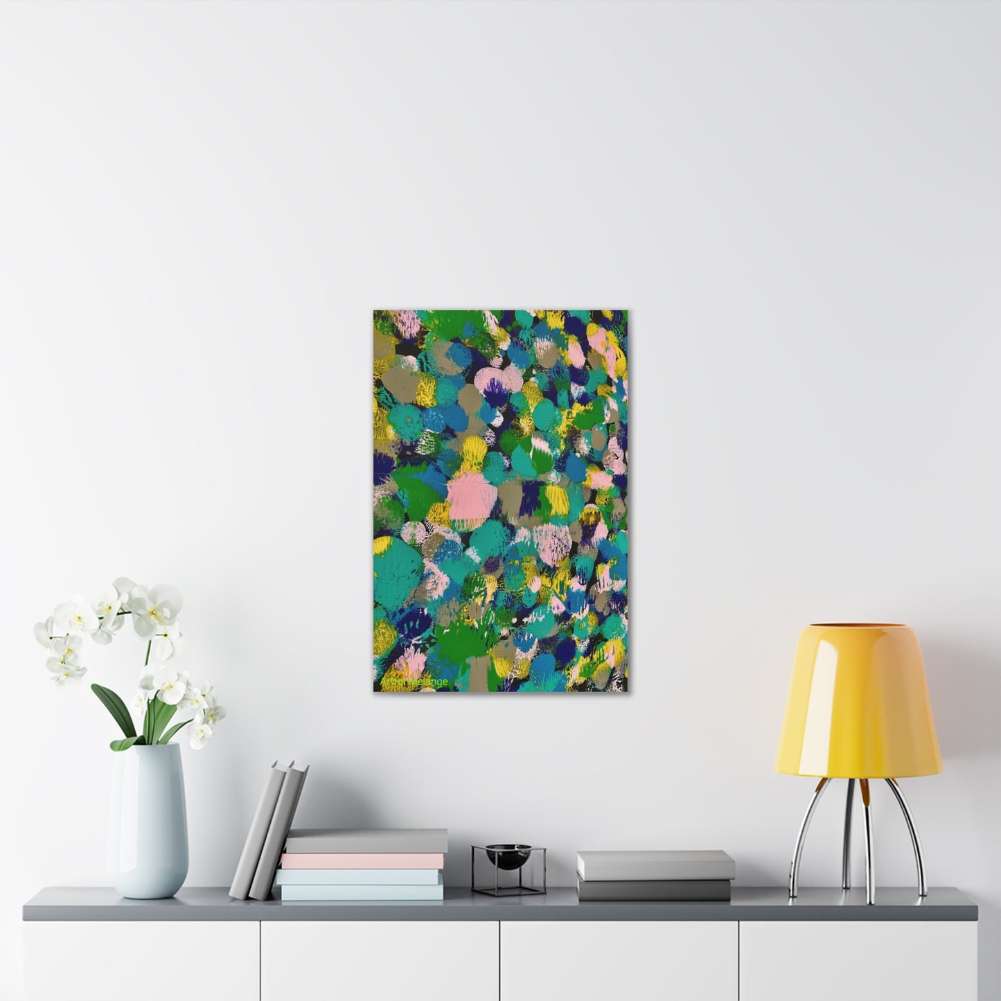 Acrylic Abstract Canvas Print - Richly Textured Artistry