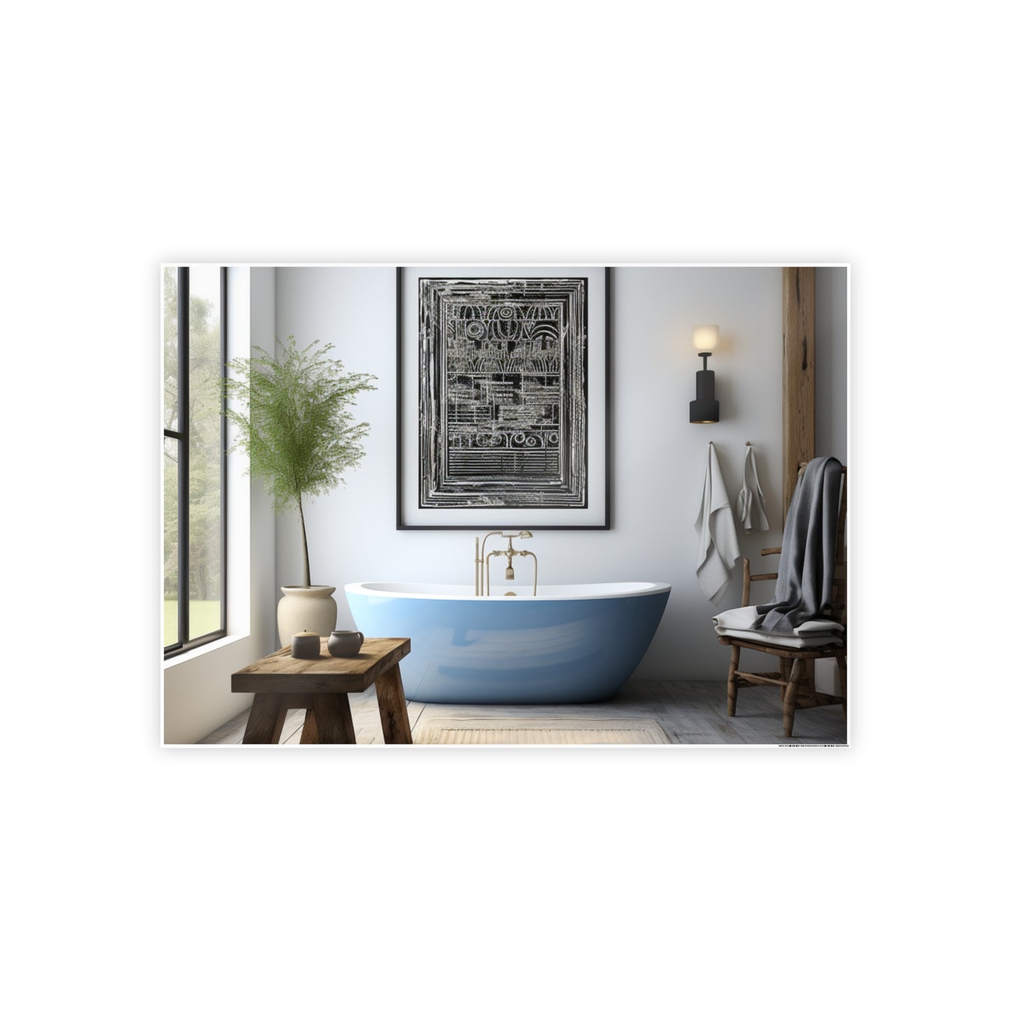 Cultural Elegance Bathscapes Poster Art