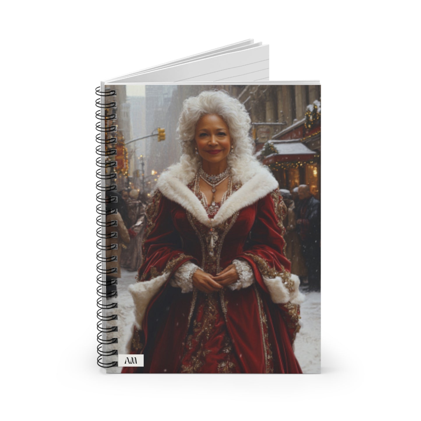 Majestic African American Claus Spiral Journal Collection ( Queen Claus 2)