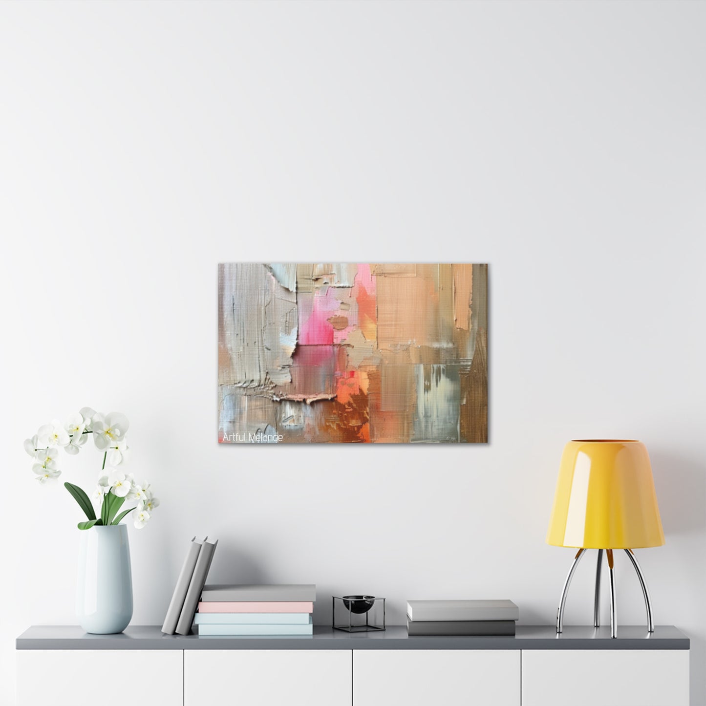 Primary Elegance: A Symphony of Sophistication Canvas Print