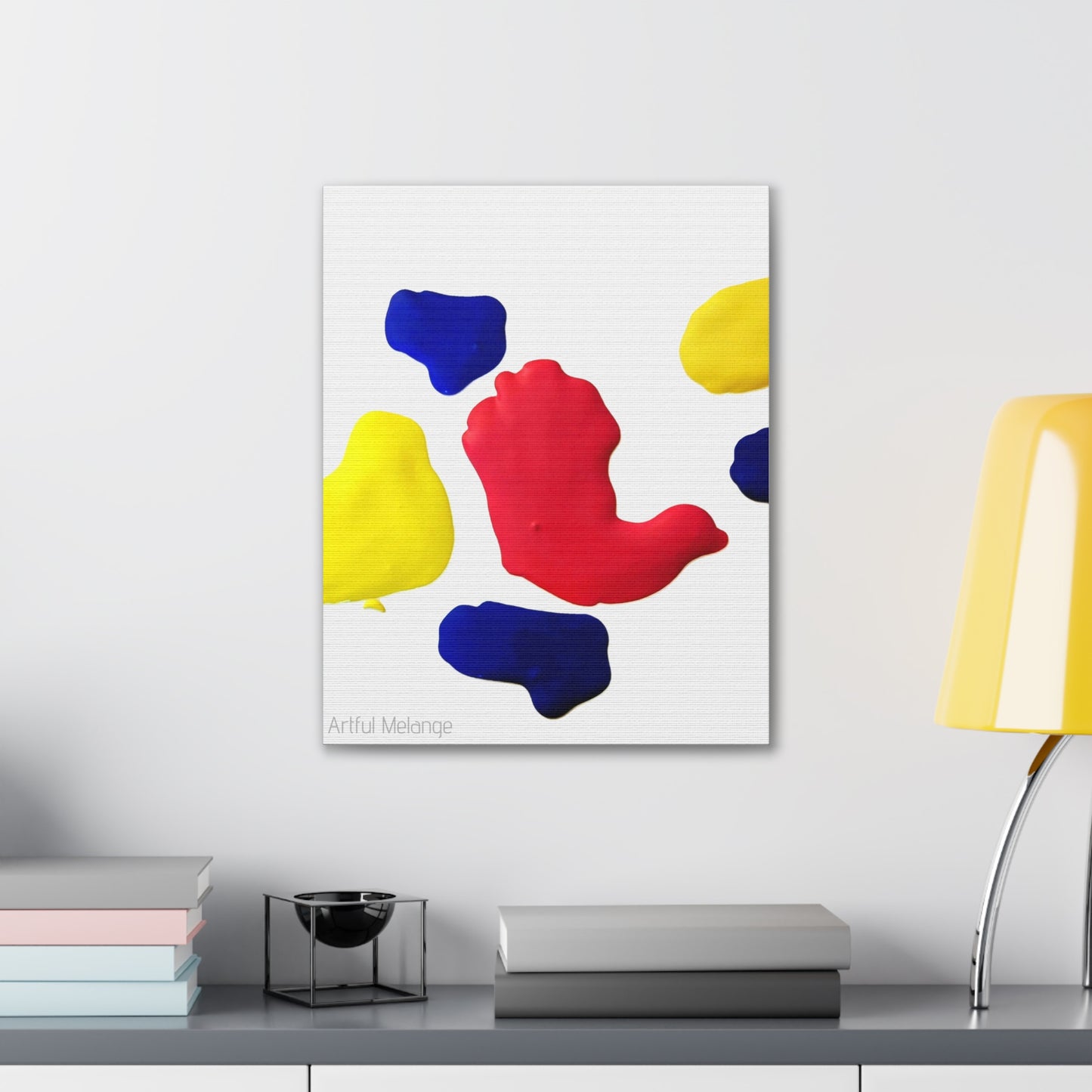 Primary Elegance: A Symphony of Sophistication Canvas Print