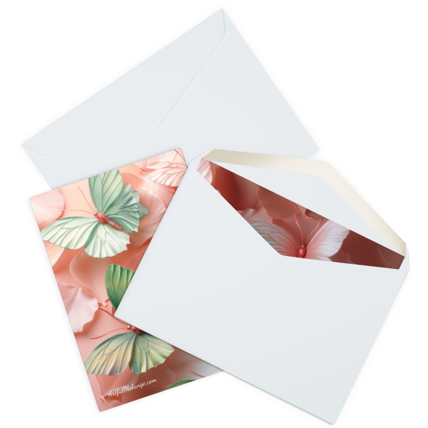 Wings of Wonder: Butterfly Note Card Collection (5 Pack)