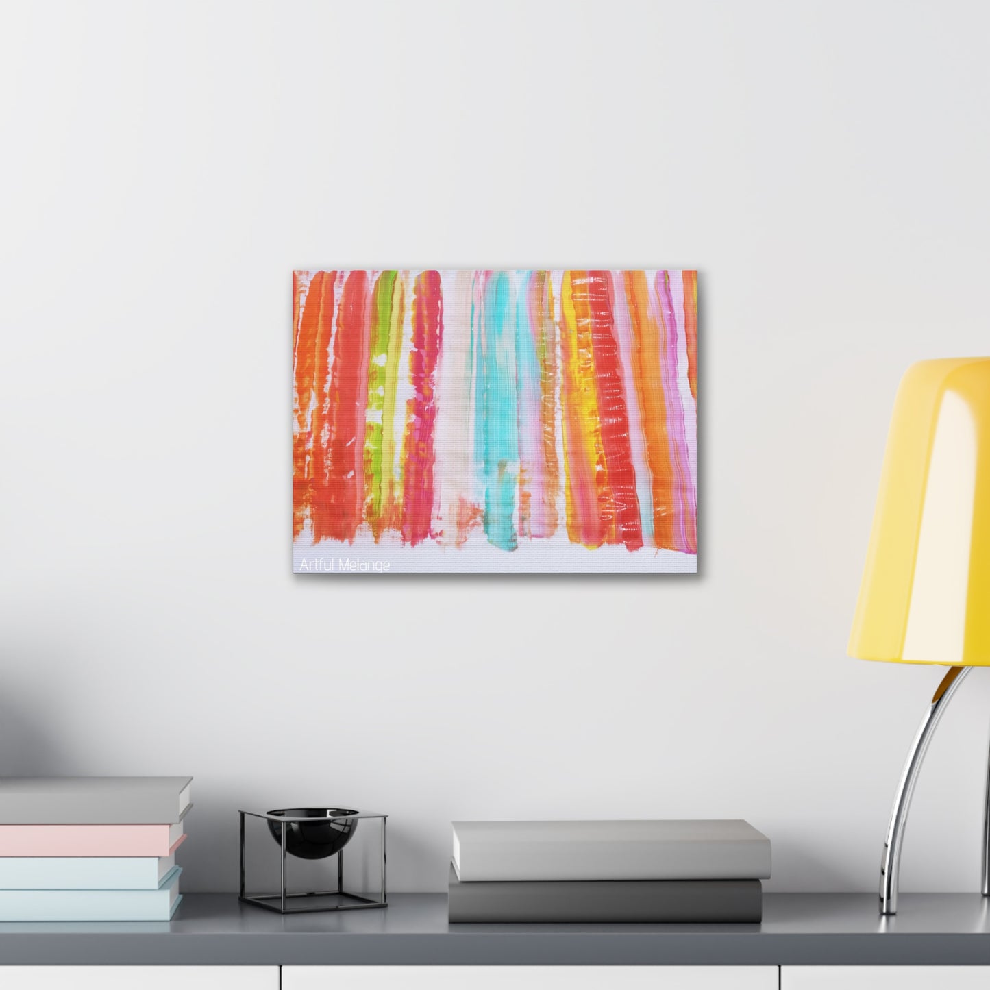 Primary Elegance: A Symphony of Sophistication Canvas Print