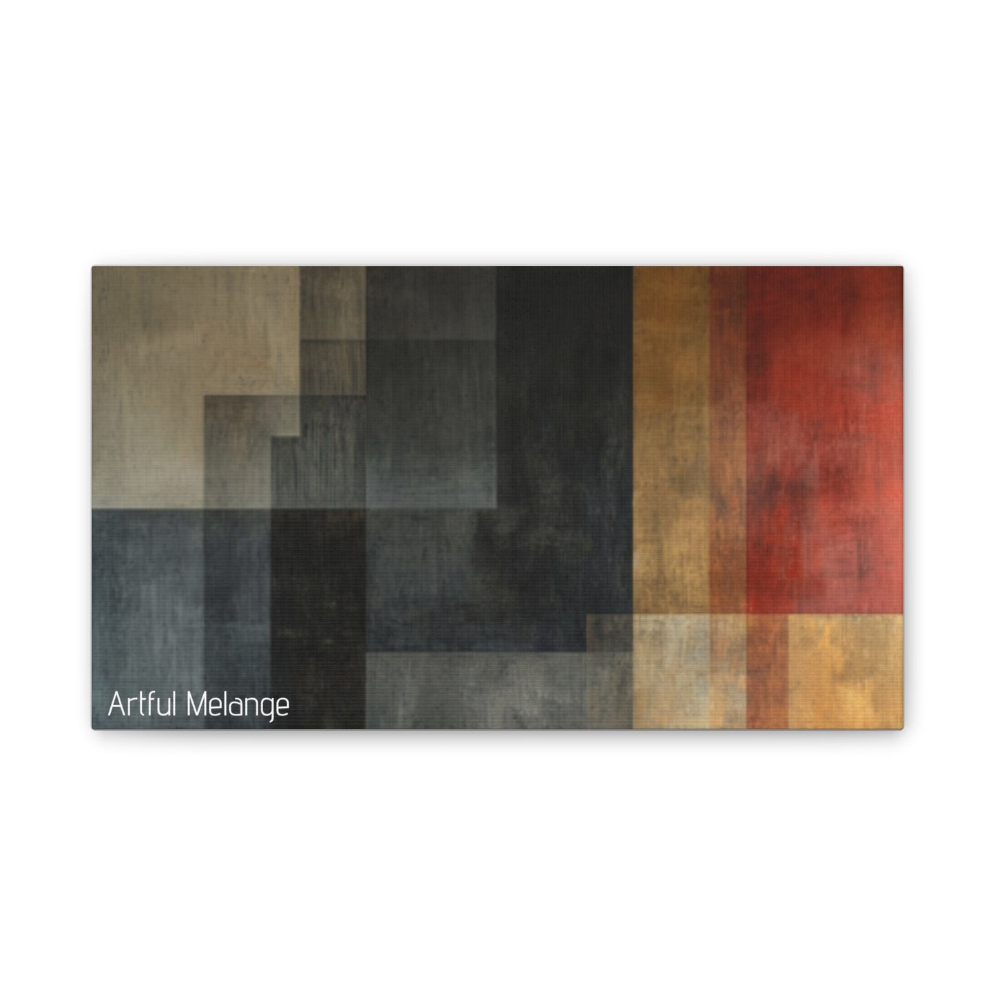 Primary Elegance: A Symphony of Sophistication Canvas Print