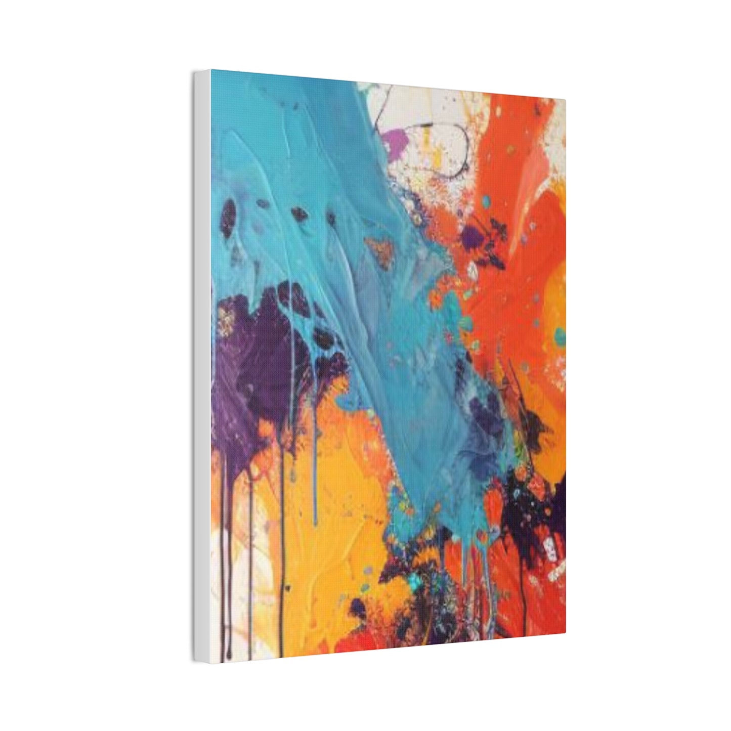 Primary Elegance: A Symphony of Sophistication Canvas Print