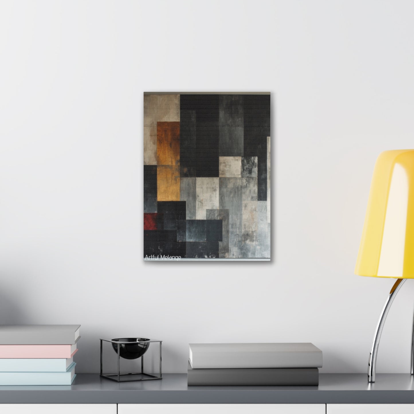 Primary Elegance: A Symphony of Sophistication Canvas Print