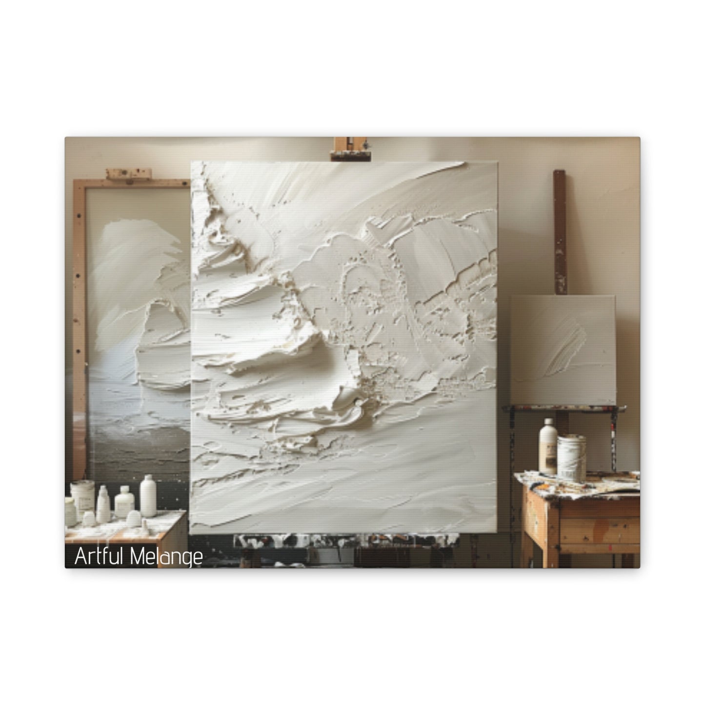 Primary Elegance: A Symphony of Sophistication Canvas Print