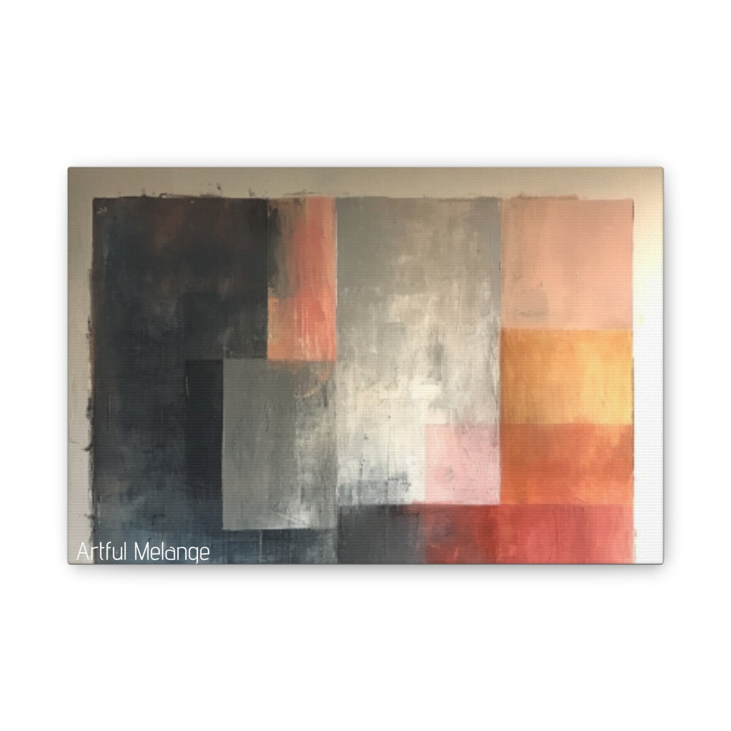 Primary Elegance: A Symphony of Sophistication Canvas Print