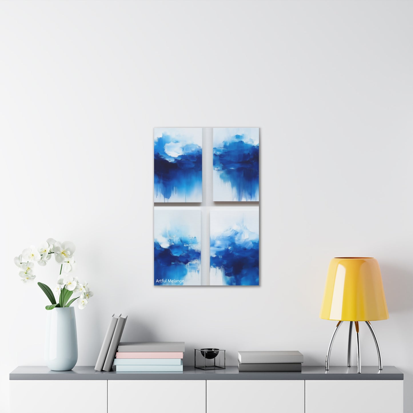 Acrylic Abstract Canvas Print - Richly Textured Artistry