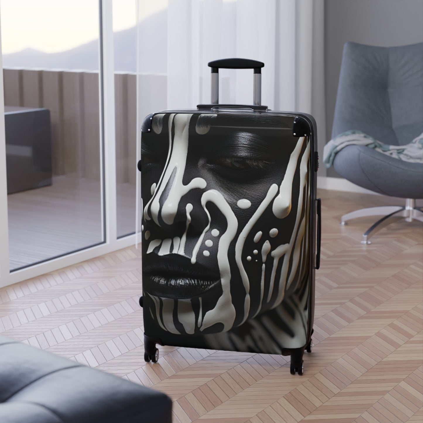 Melanated Jetsetter: Ancestral Rhythms: Stylish Travel Luggage Pieces