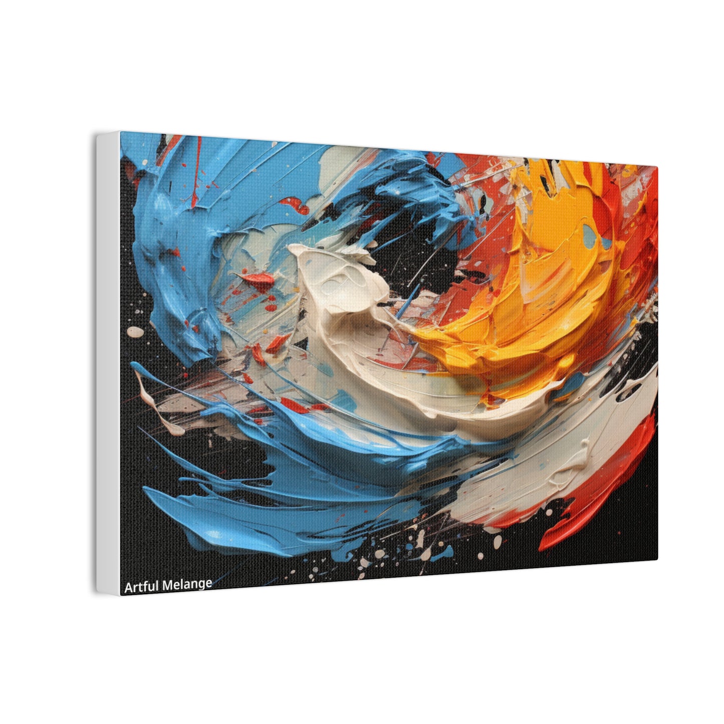 Acrylic Abstract  Canvas Print - Richly Textured Artistry