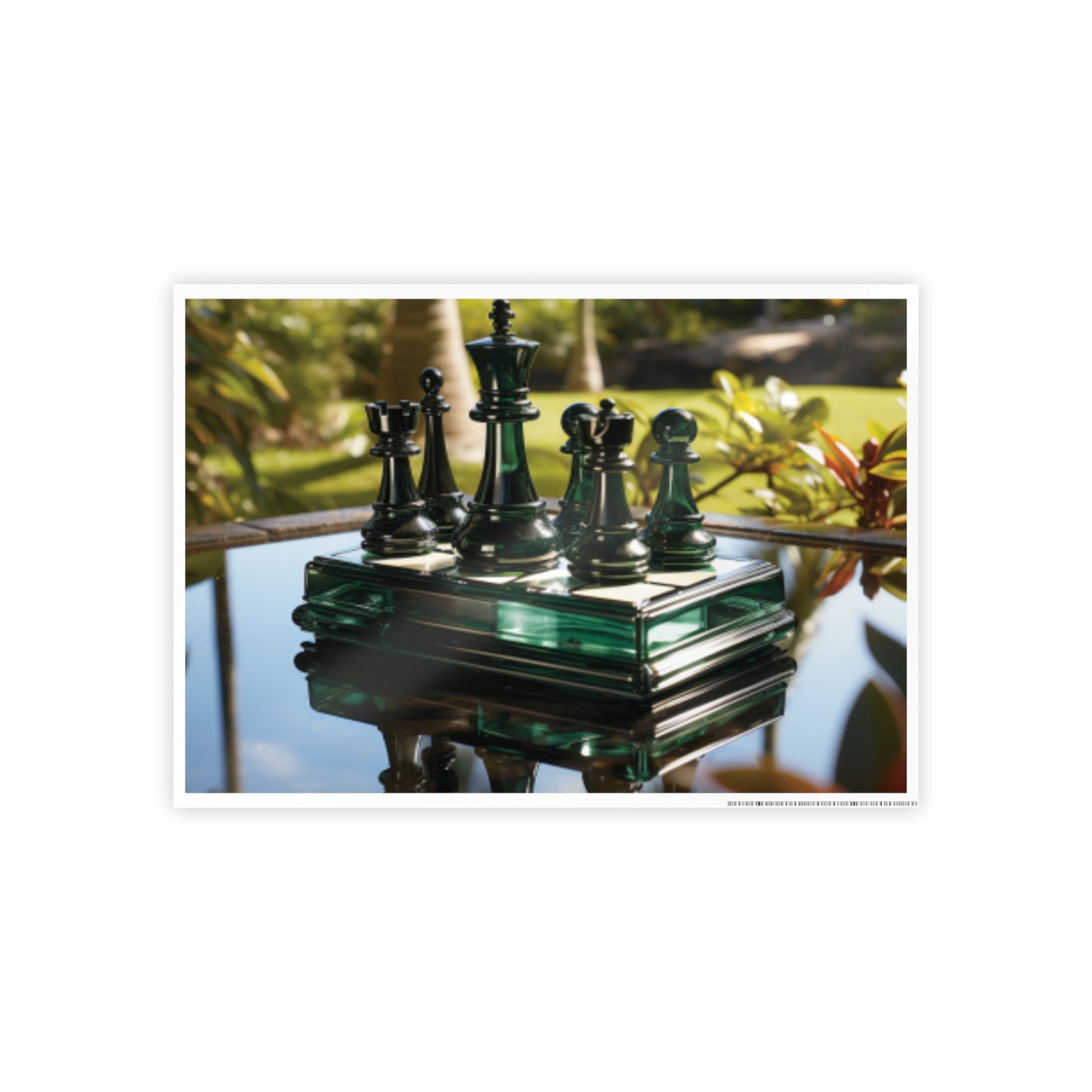 Grandmaster Majesty- Chess Set Poster Print Series