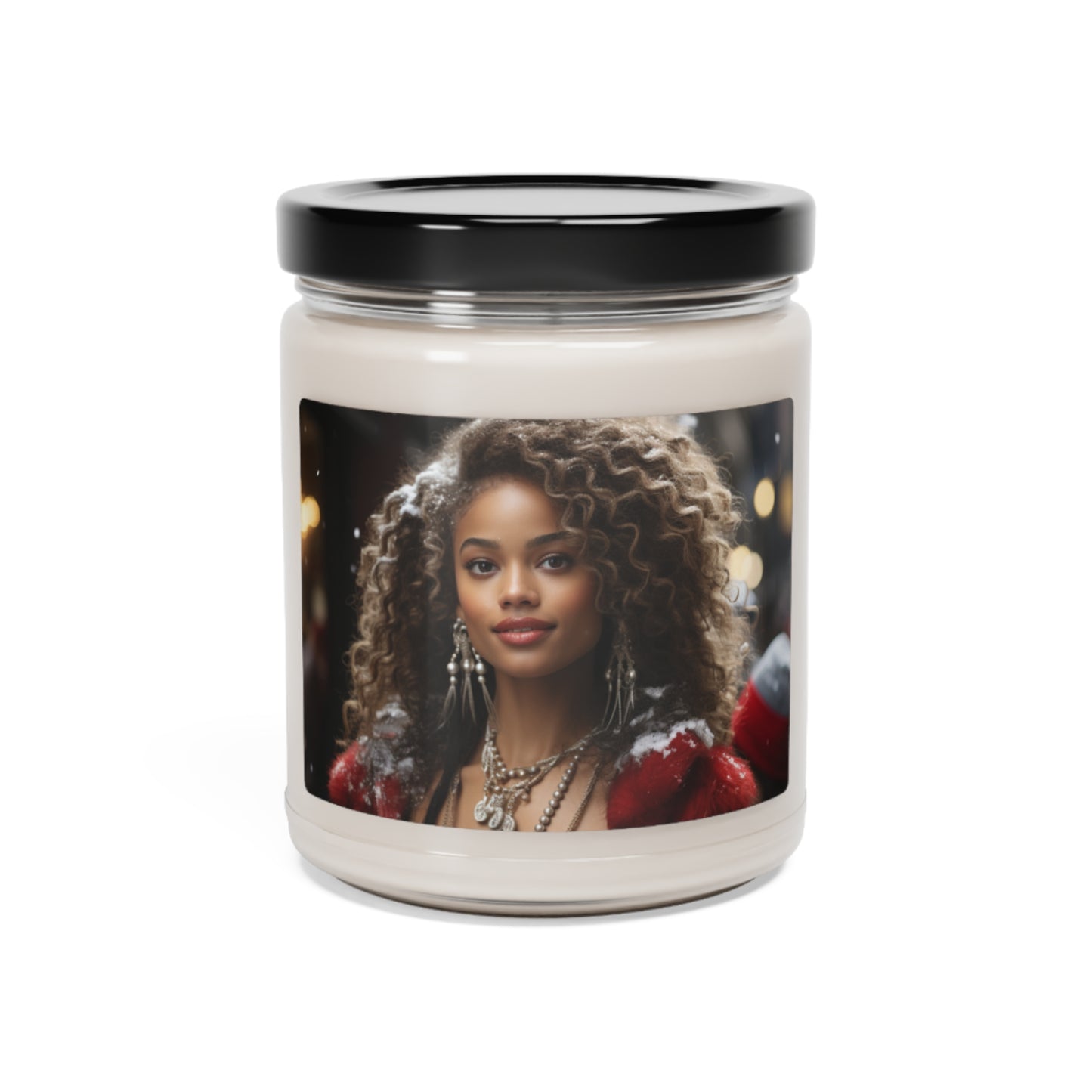 Festive Glow Princess Claus Holiday Scented Soy Candle, 9oz