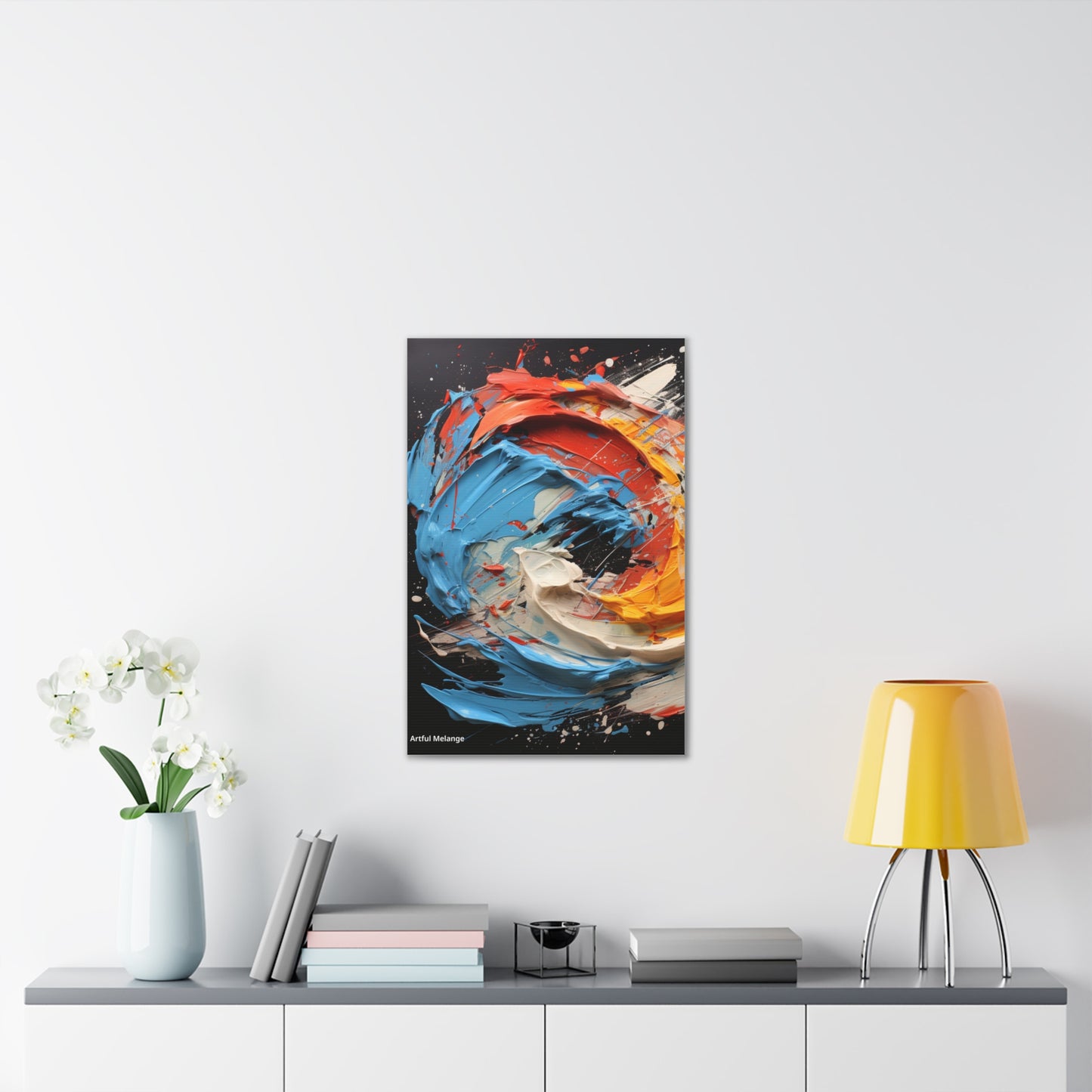 Acrylic Abstract  Canvas Print - Richly Textured Artistry