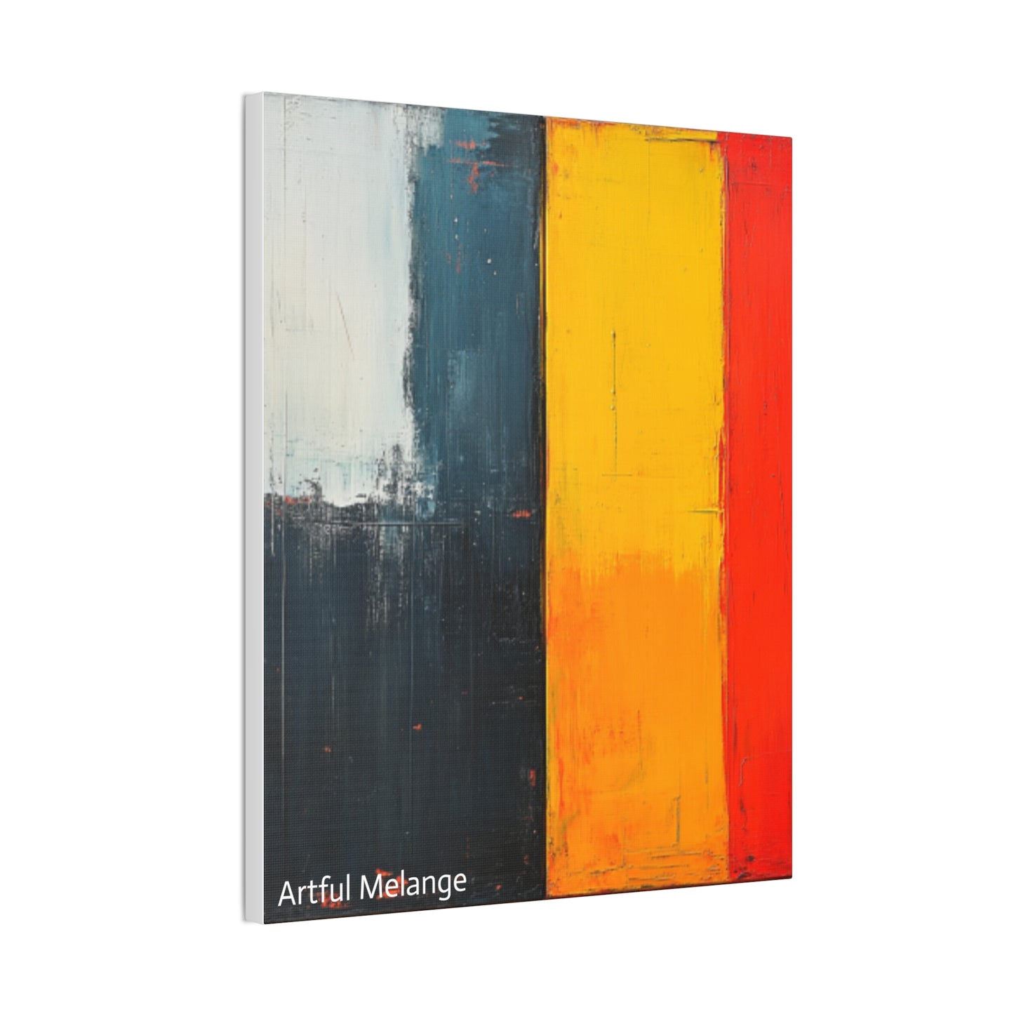 Acrylic Abstract Canvas Print - Richly Textured Artistry