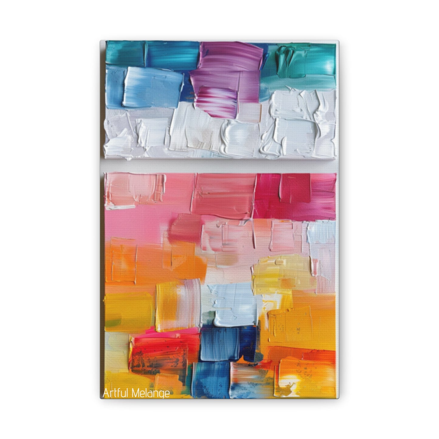 Primary Elegance: A Symphony of Sophistication Canvas Print