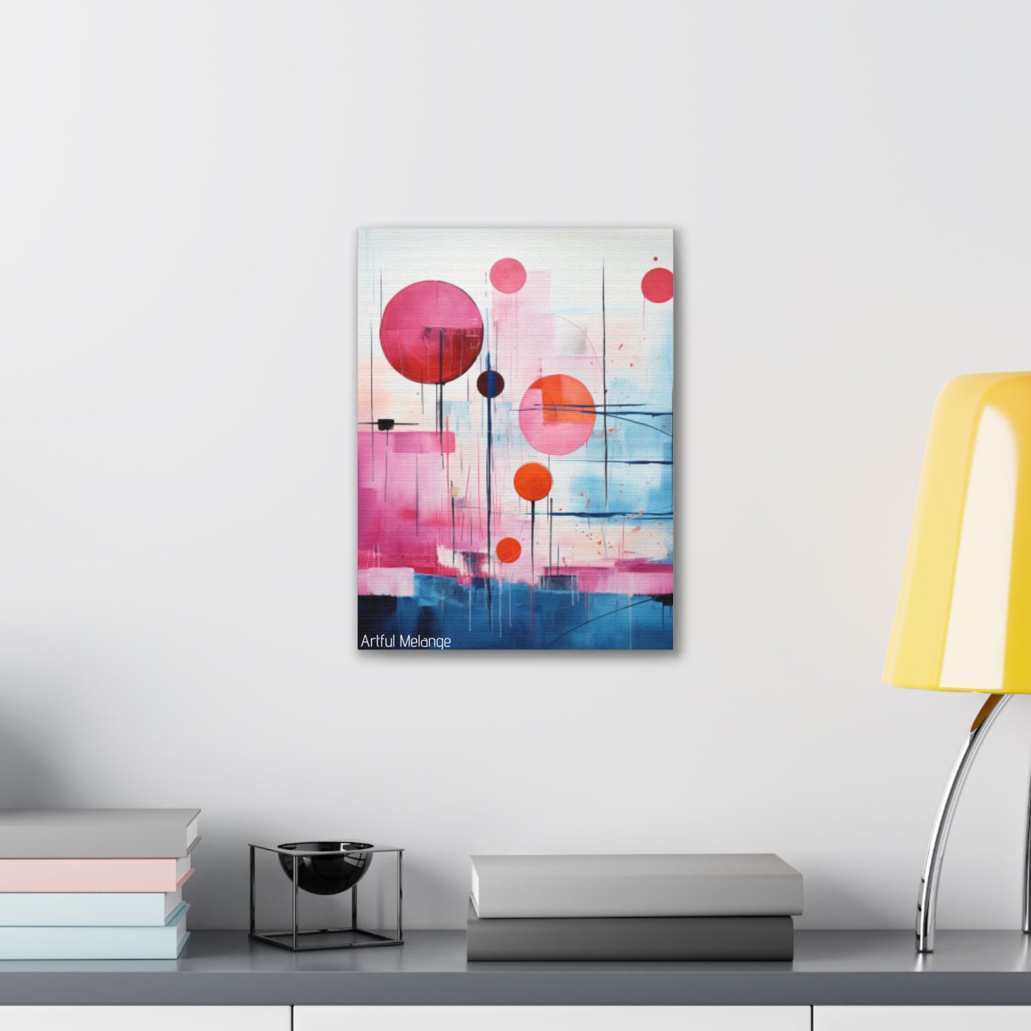 Primary Elegance: A Symphony of Sophistication Canvas Print