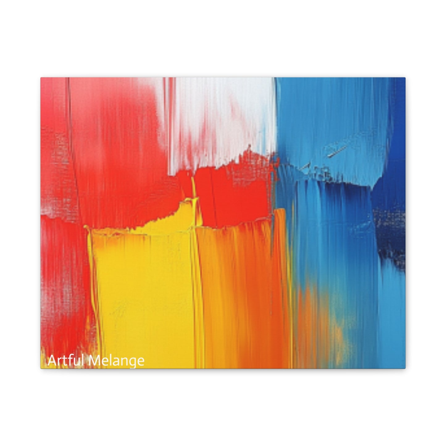 Acrylic Abstract Canvas Print - Richly Textured Artistry