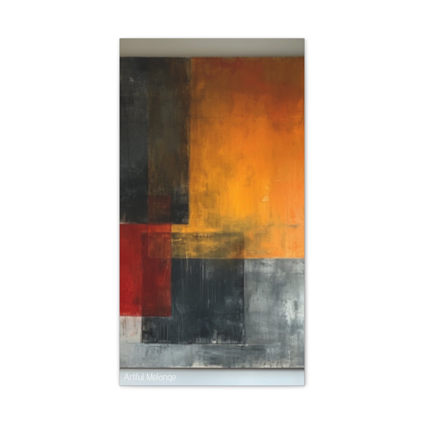 Primary Elegance: A Symphony of Sophistication Canvas Print