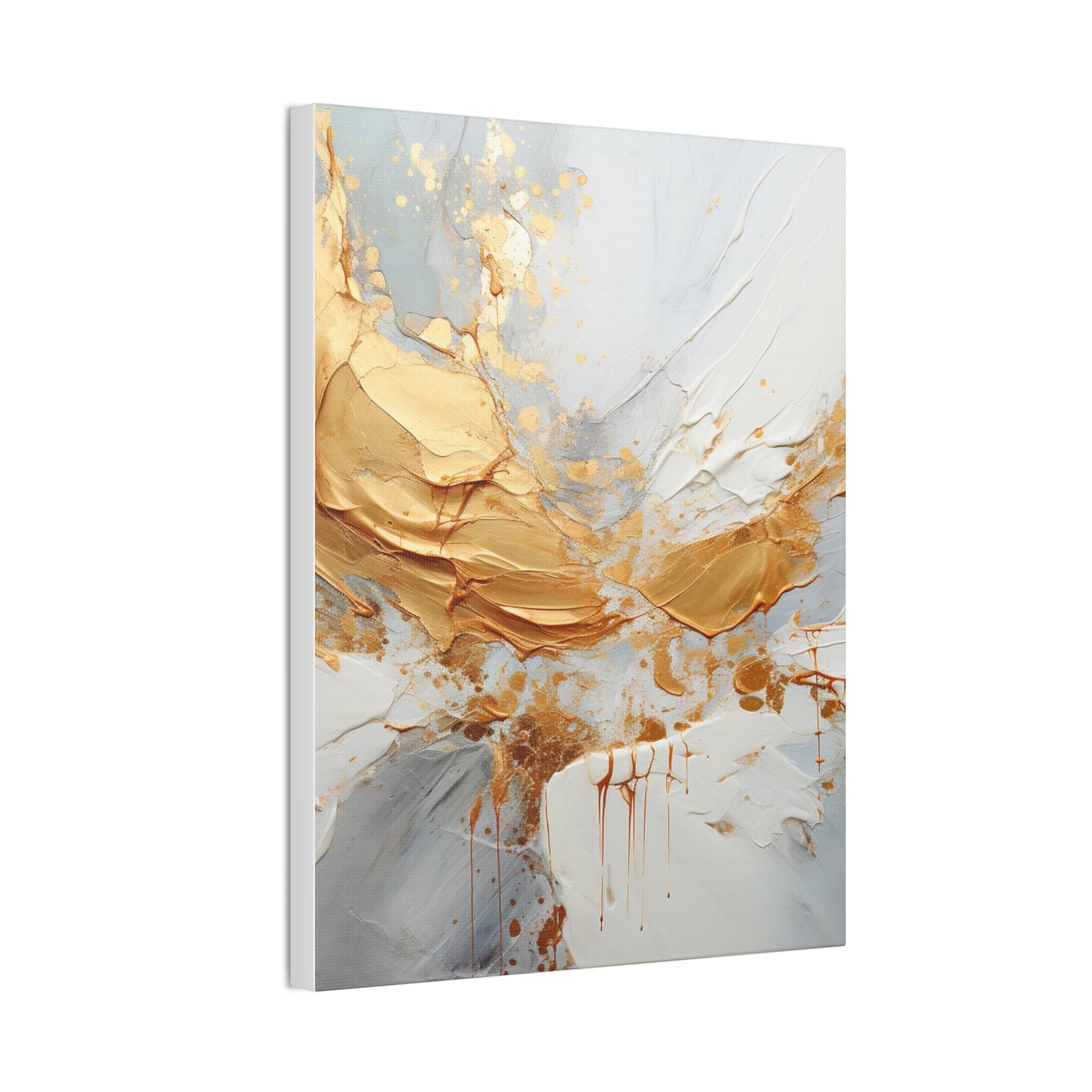 Acrylic Abstract Canvas Print - Richly Textured Artistry