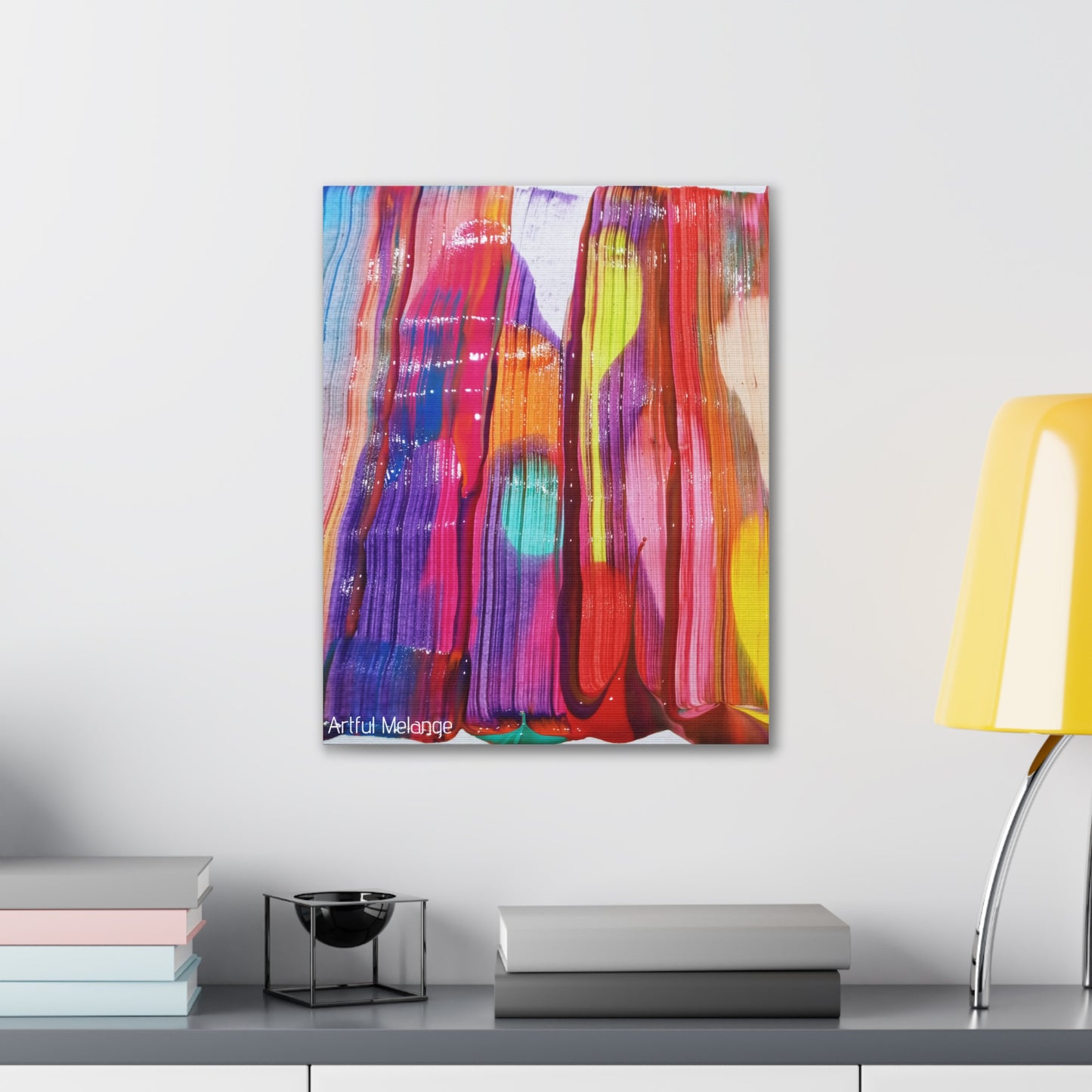 Primary Elegance: A Symphony of Sophistication Canvas Print