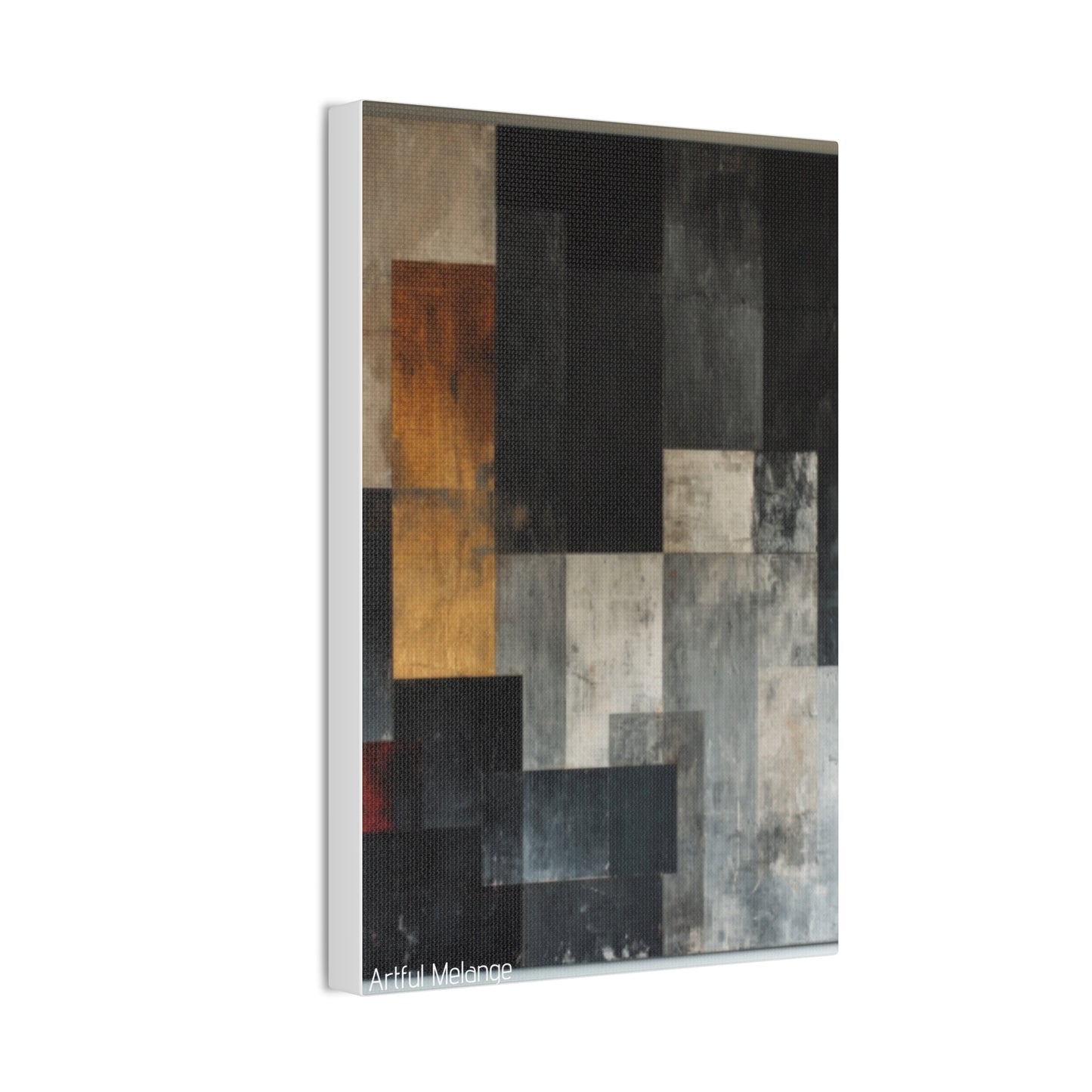 Primary Elegance: A Symphony of Sophistication Canvas Print