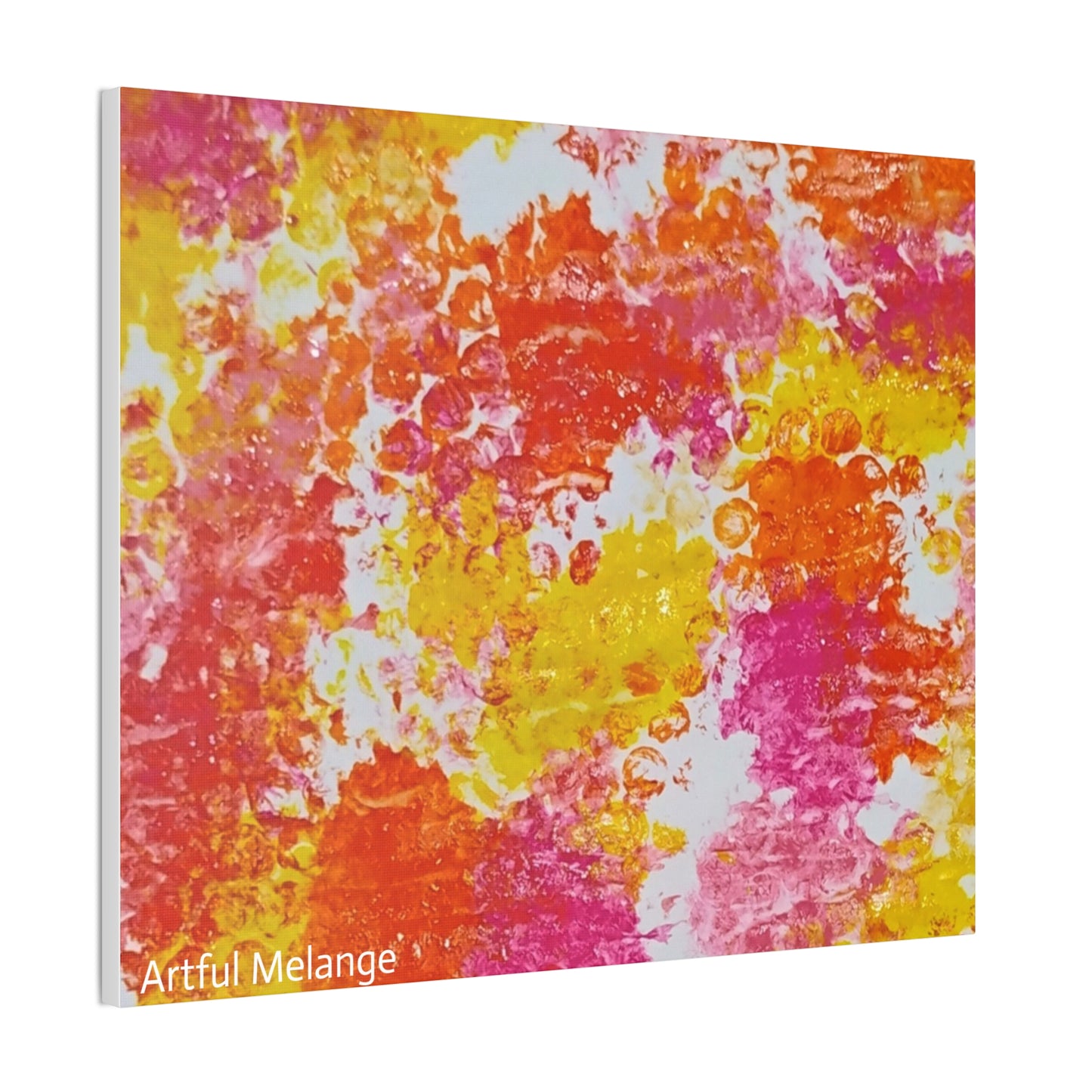 Acrylic Abstract Canvas Print - Richly Textured Artistry