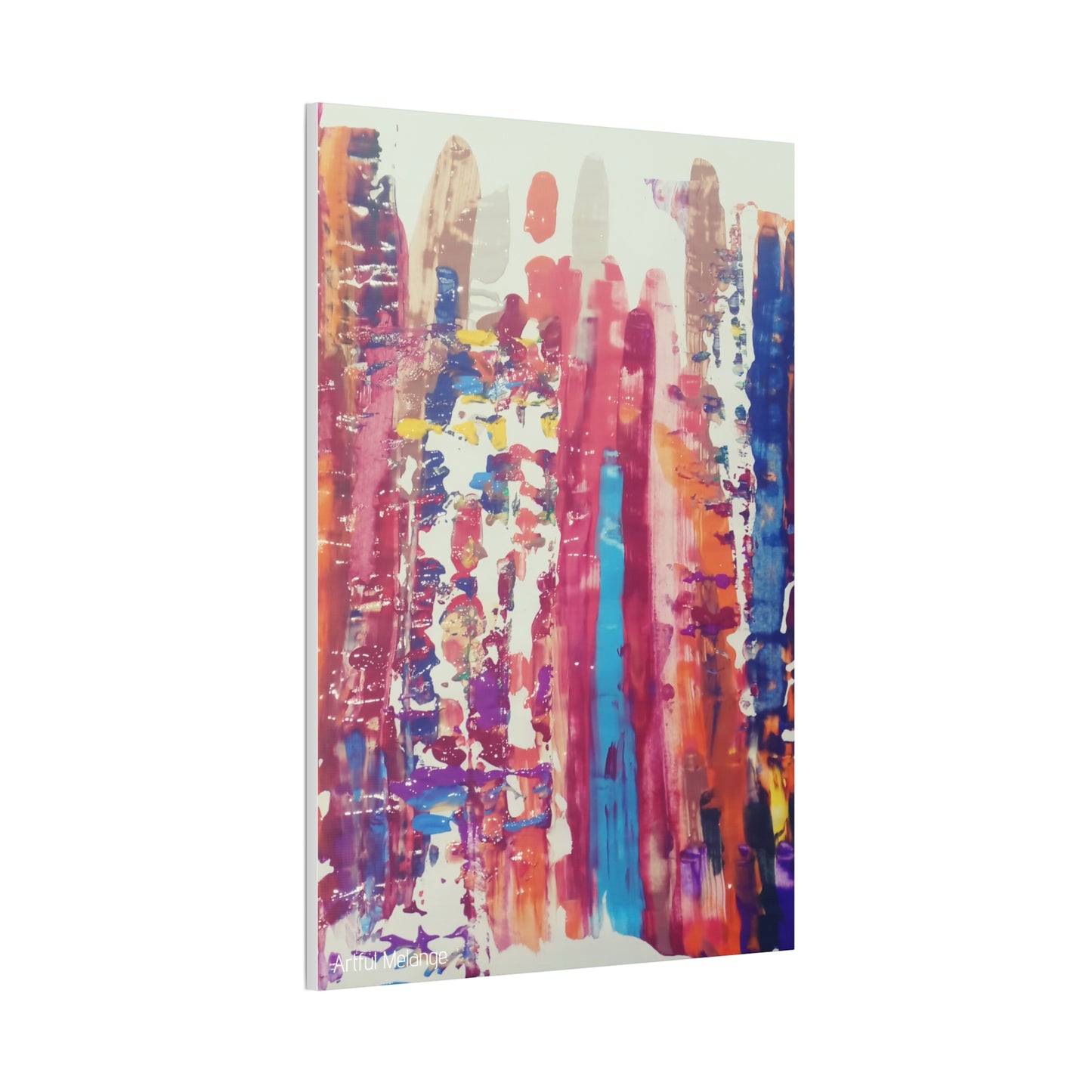 Primary Elegance: A Symphony of Sophistication Canvas Print