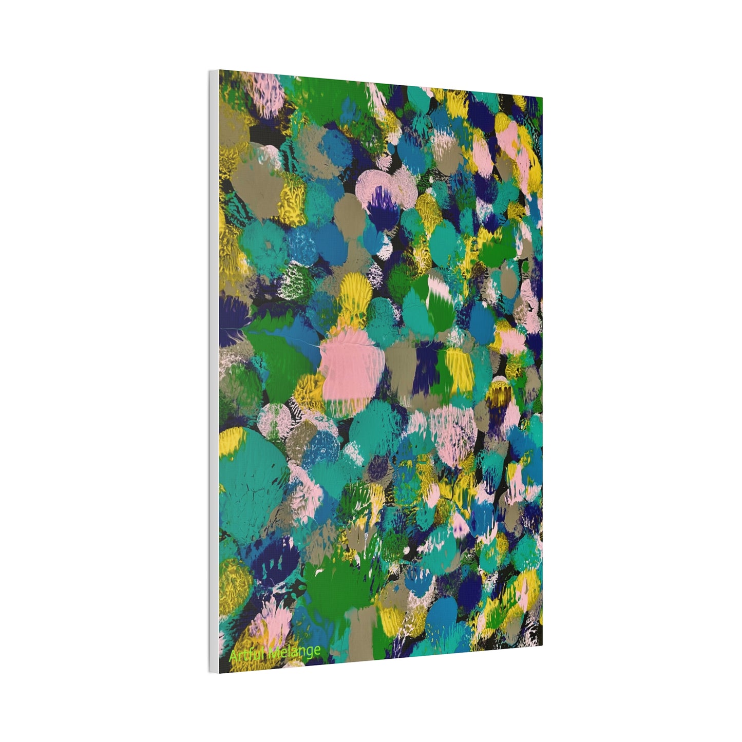 Acrylic Abstract Canvas Print - Richly Textured Artistry