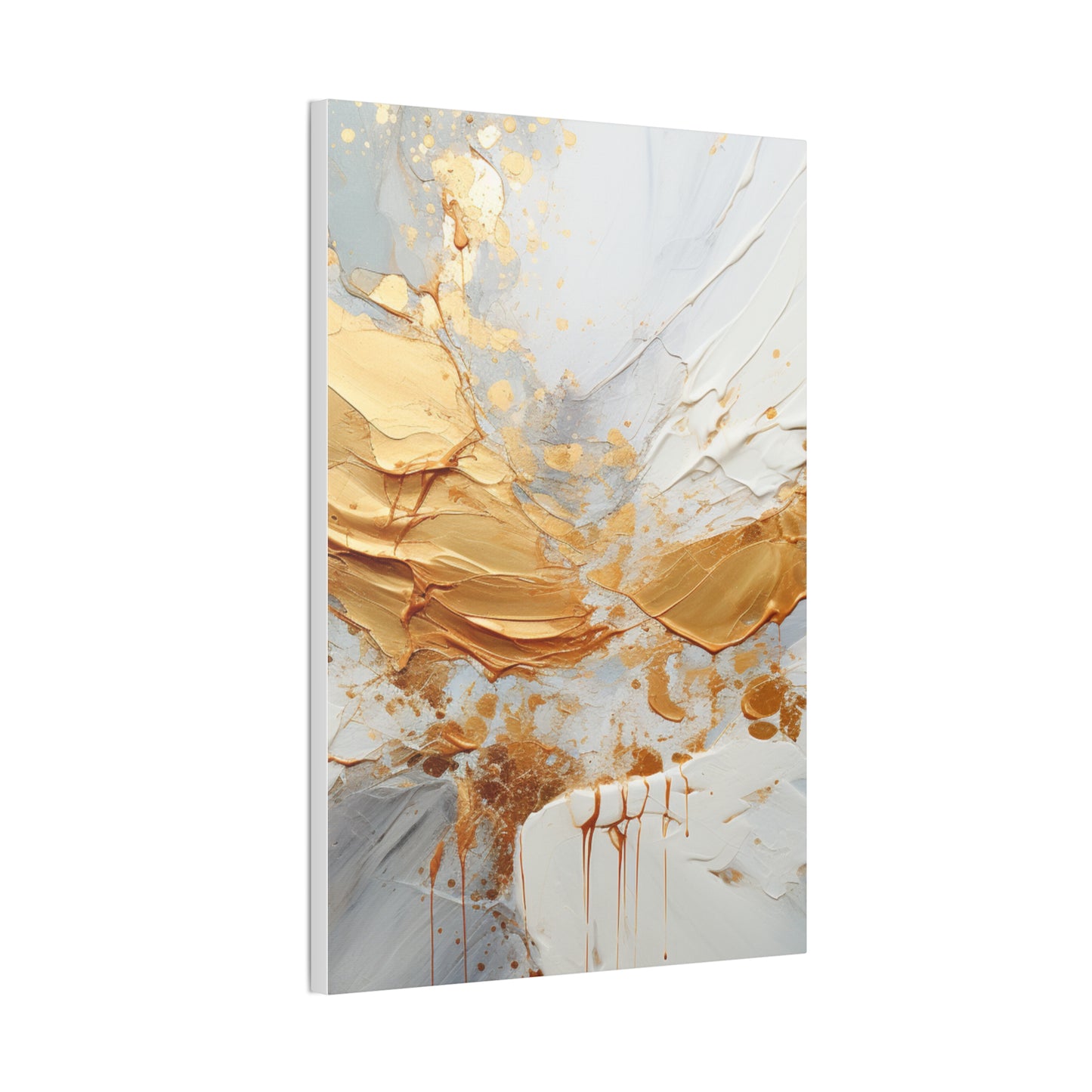 Acrylic Abstract Canvas Print - Richly Textured Artistry