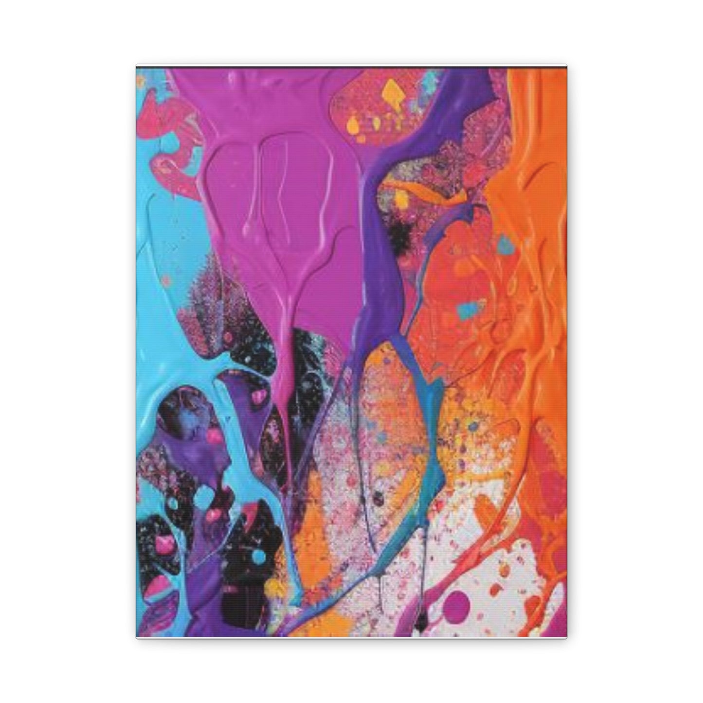 Primary Elegance: A Symphony of Sophistication Canvas Print