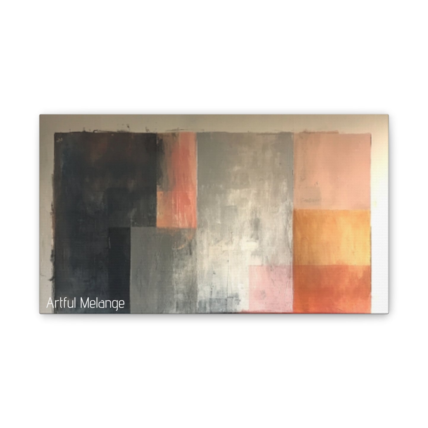 Primary Elegance: A Symphony of Sophistication Canvas Print