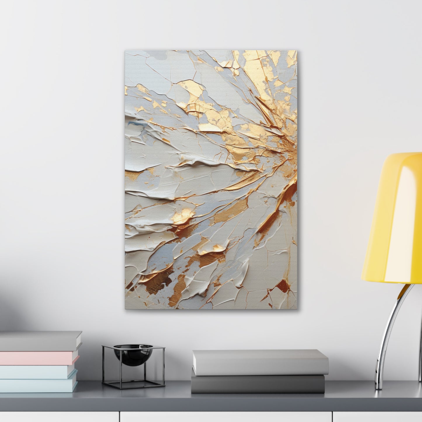 Acrylic Abstract Canvas Print - Richly Textured Artistry