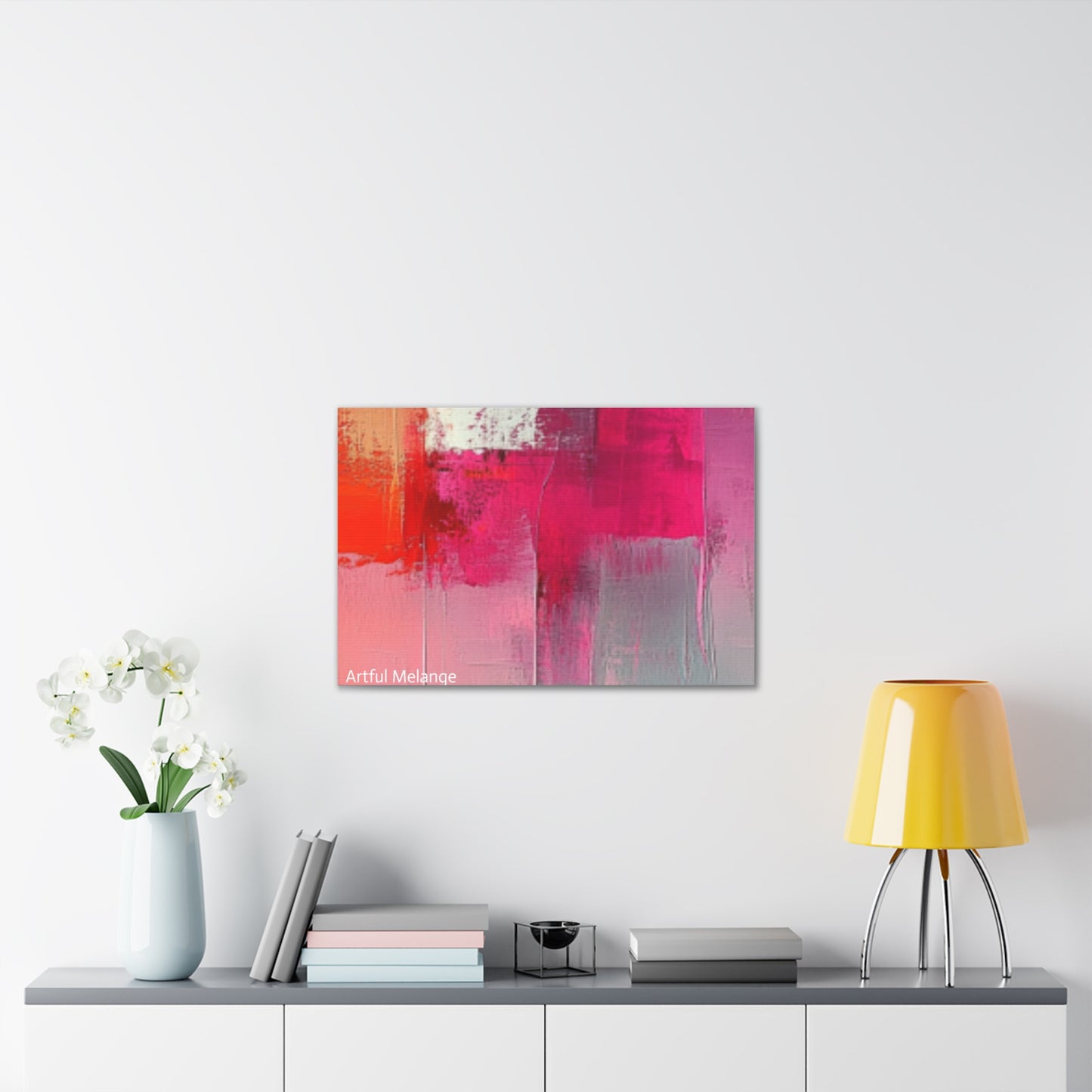 Acrylic Abstract Canvas Print - Richly Textured Artistry