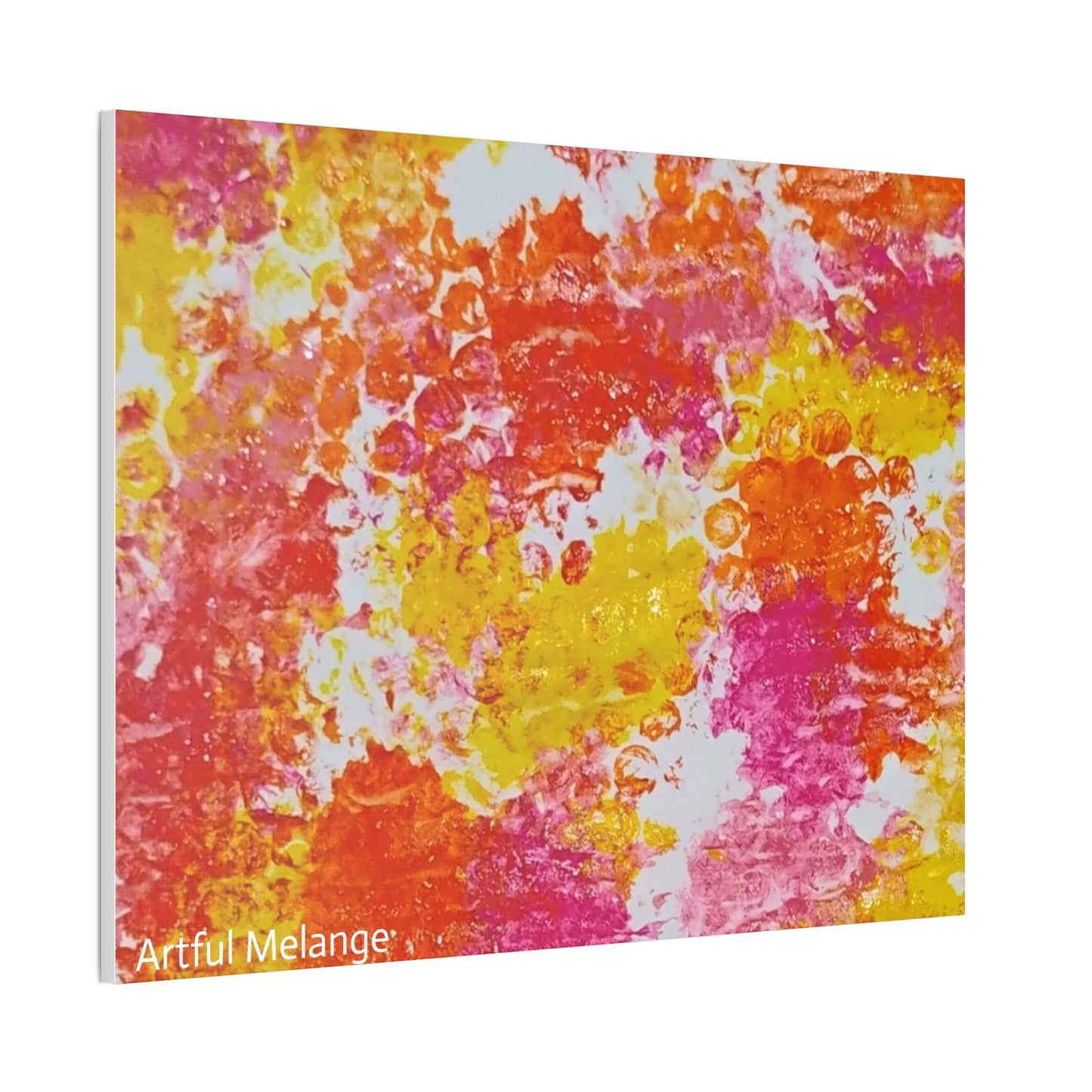 Acrylic Abstract Canvas Print - Richly Textured Artistry