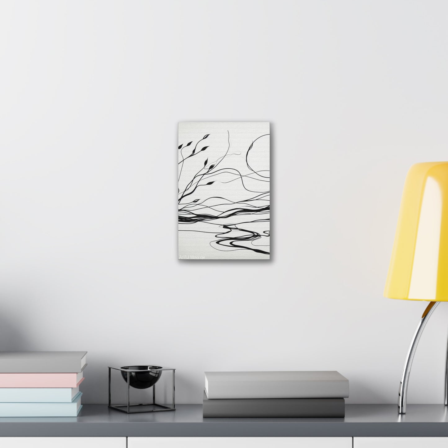 Primary Elegance: A Symphony of Sophistication Canvas Print