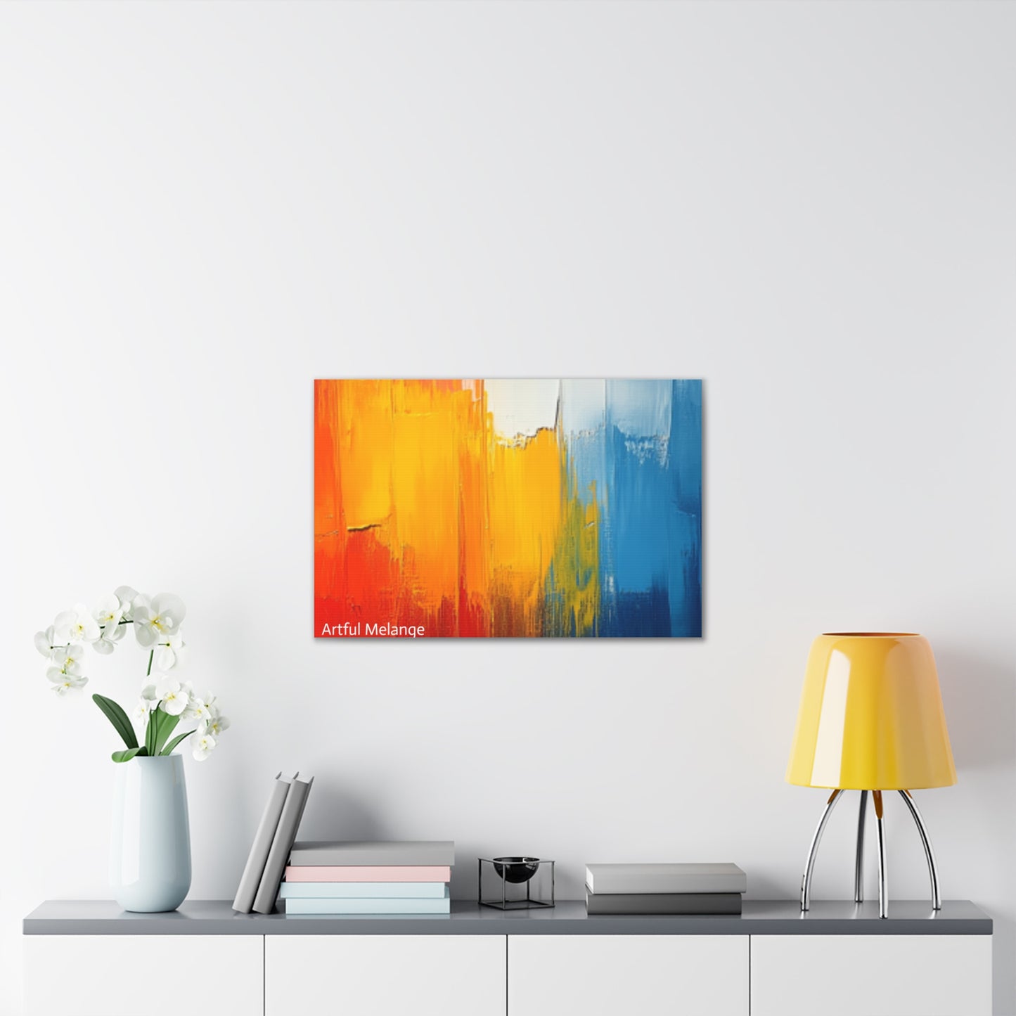 Acrylic Abstract Canvas Print - Richly Textured Artistry