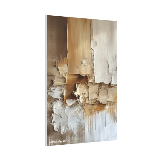 Acrylic Abstract Canvas Print - Richly Textured Artistry