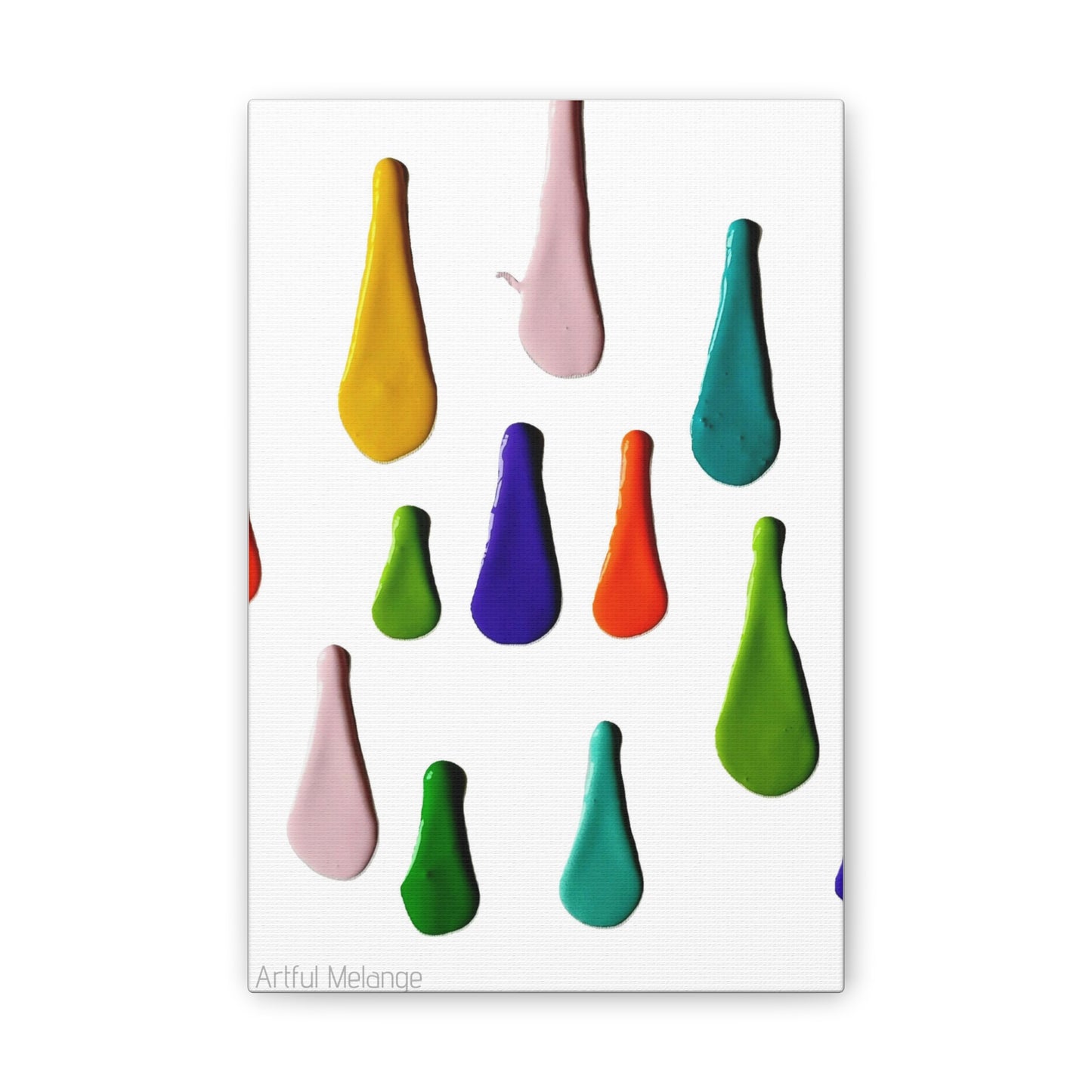 Primary Elegance: A Symphony of Sophistication Canvas Print