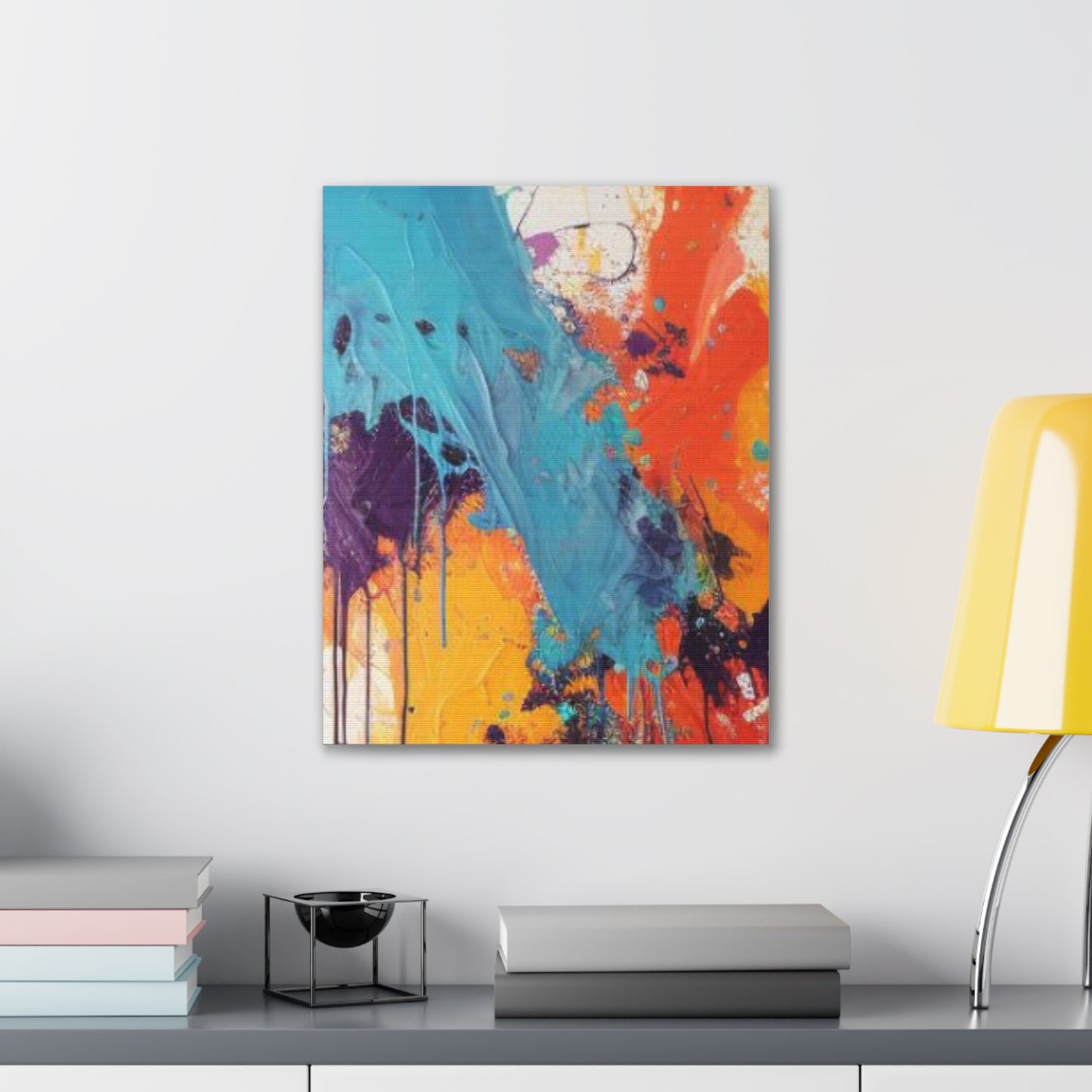 Primary Elegance: A Symphony of Sophistication Canvas Print