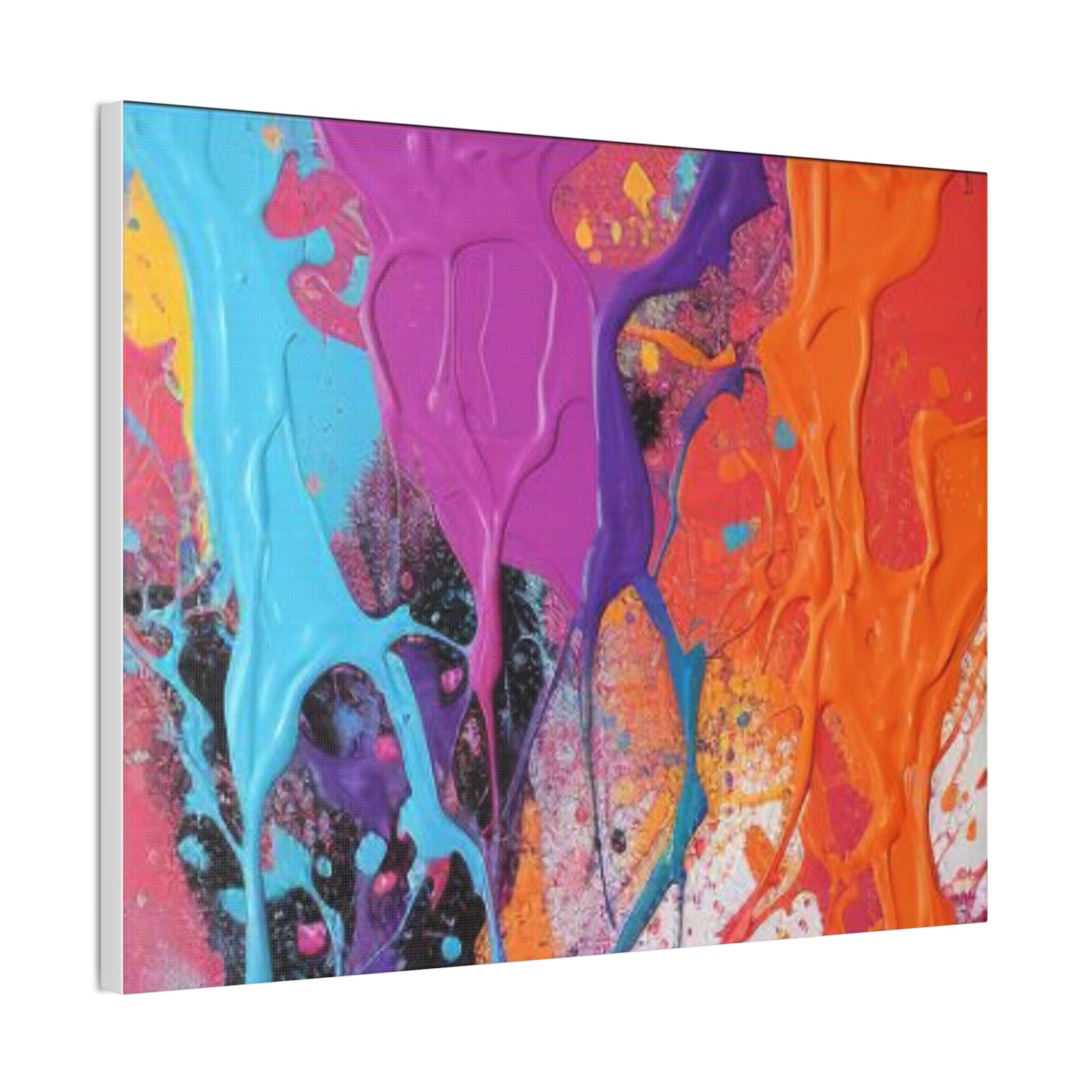 Primary Elegance: A Symphony of Sophistication Canvas Print