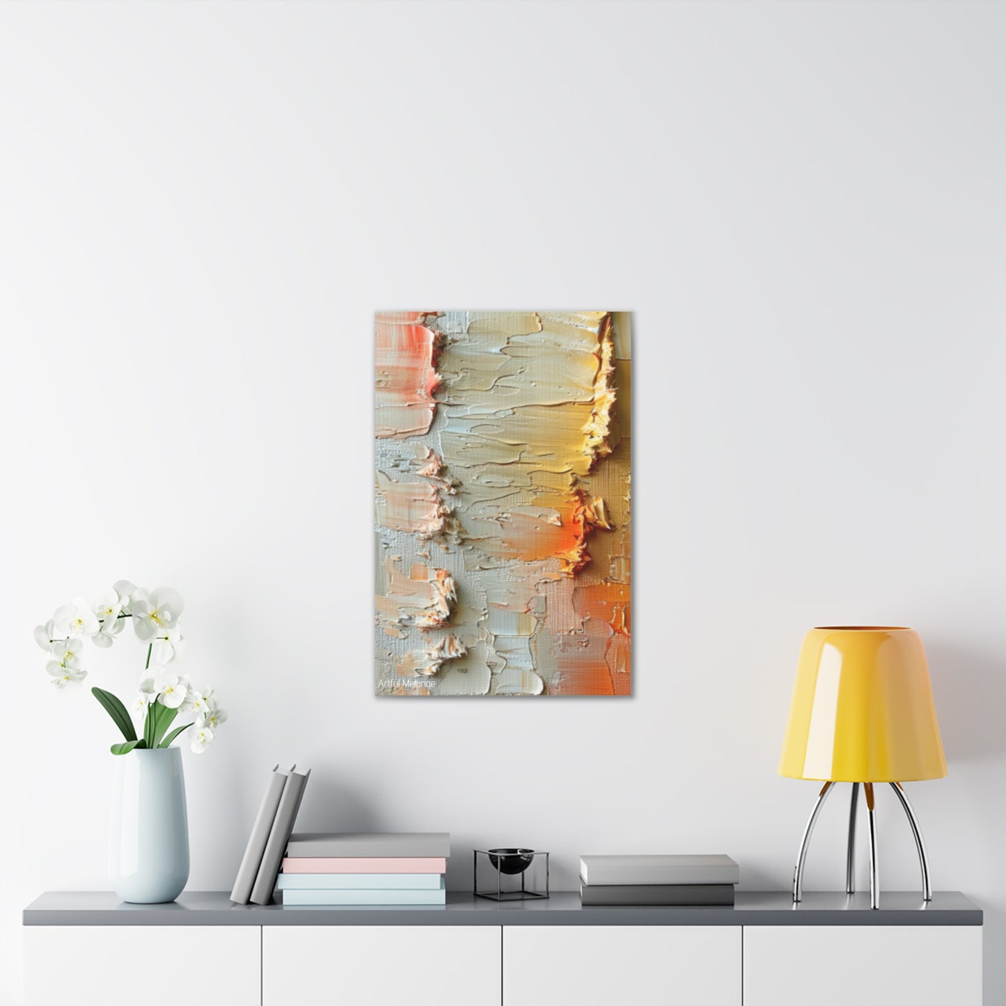 Primary Elegance: A Symphony of Sophistication Canvas Print