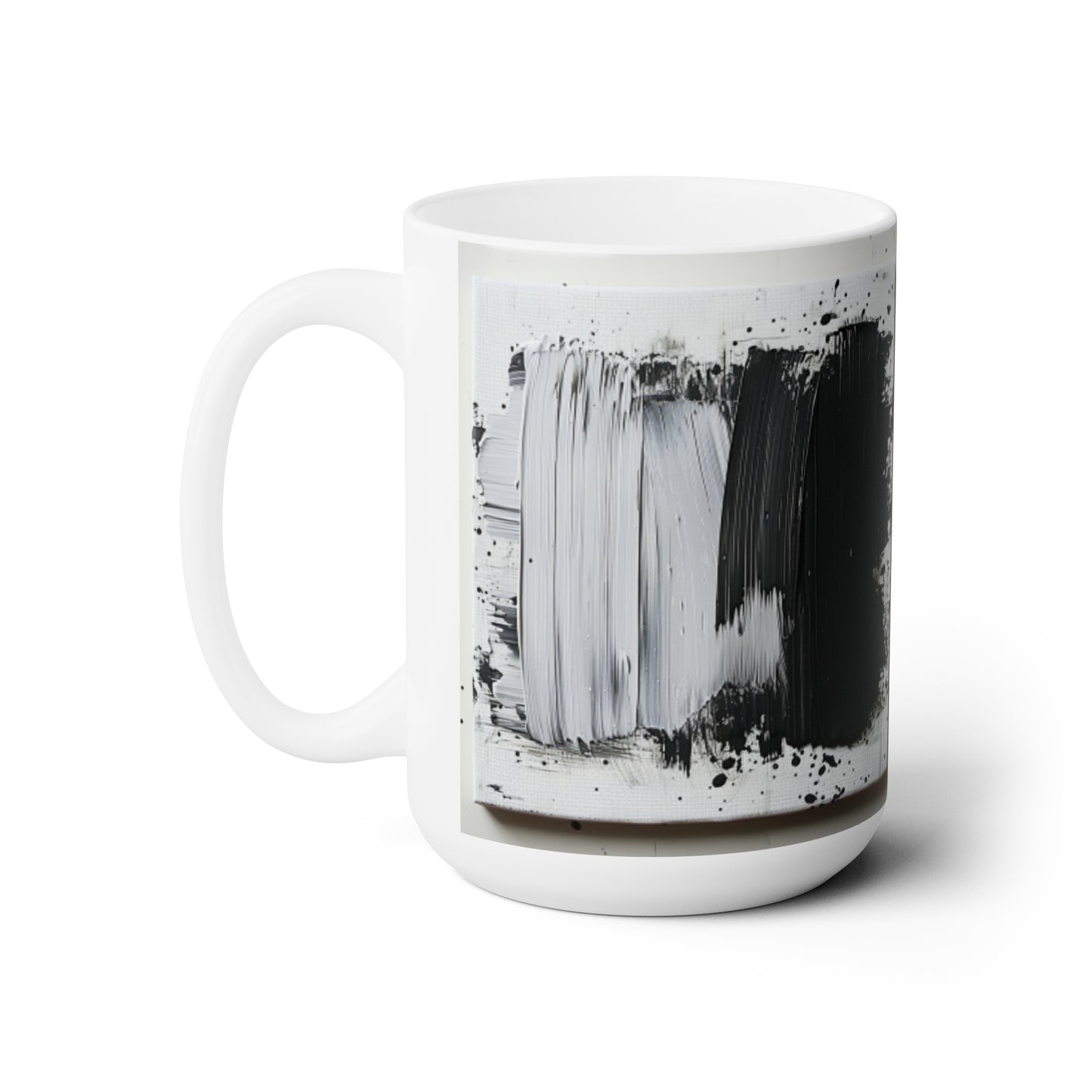 Artsy Abstract Ceramic Mug 15oz