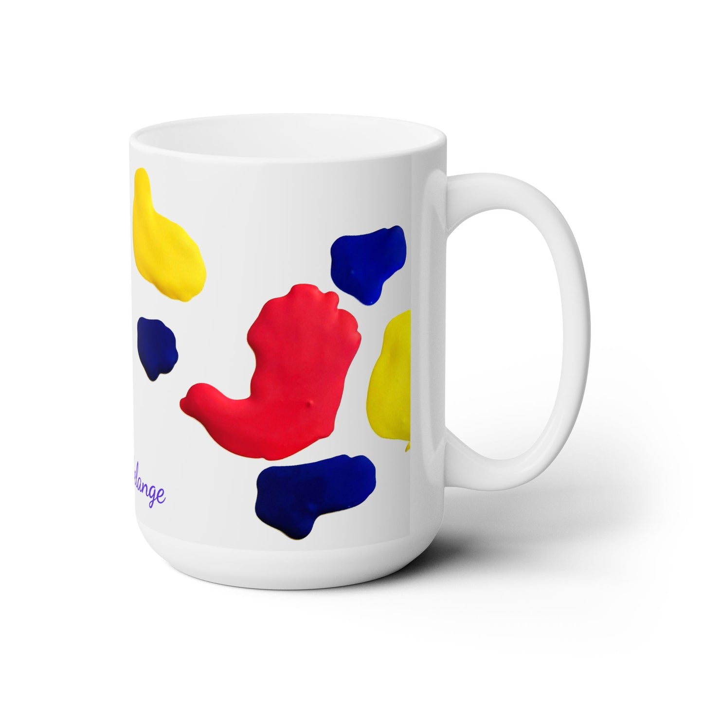 Artsy Abstract Ceramic Mug 15oz