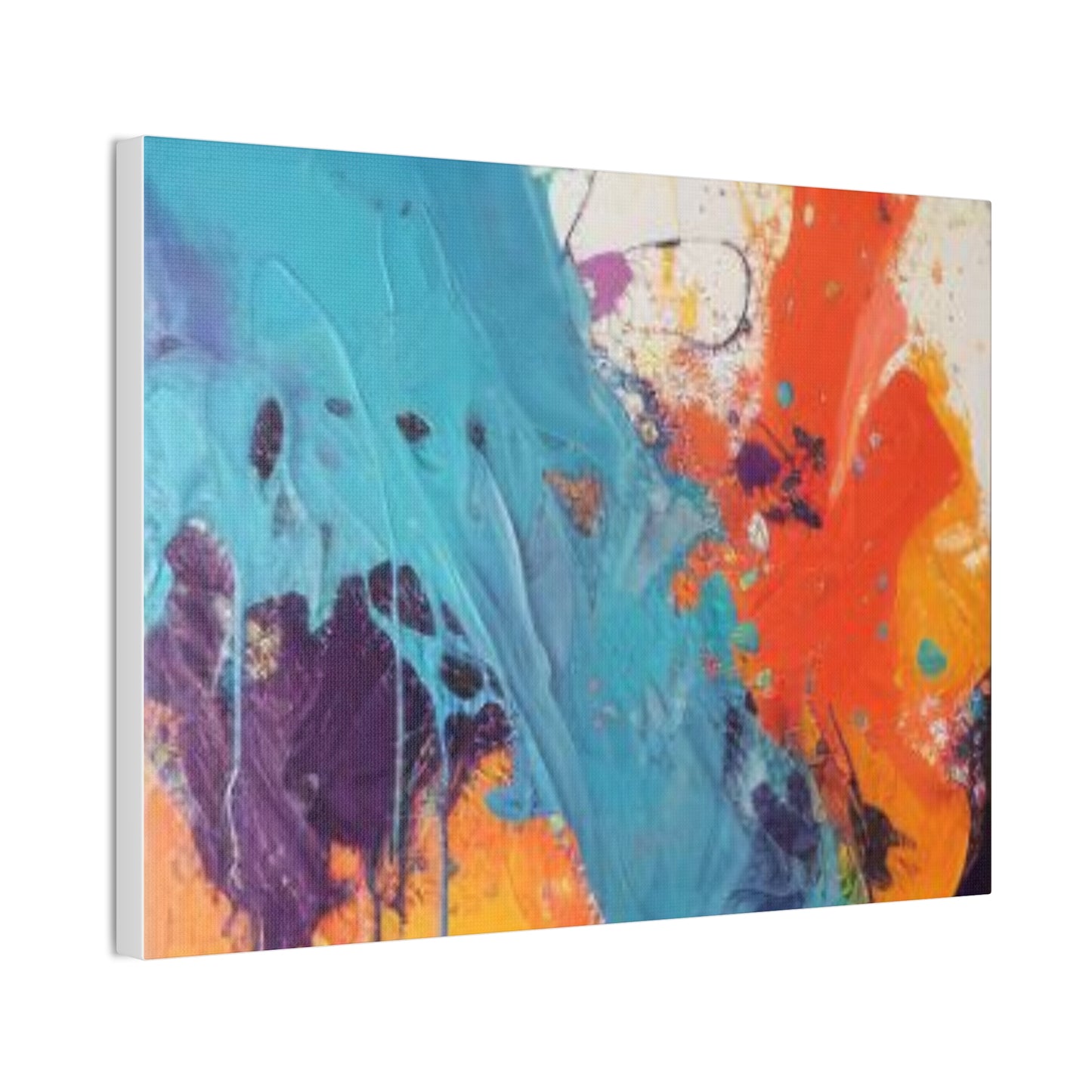 Primary Elegance: A Symphony of Sophistication Canvas Print