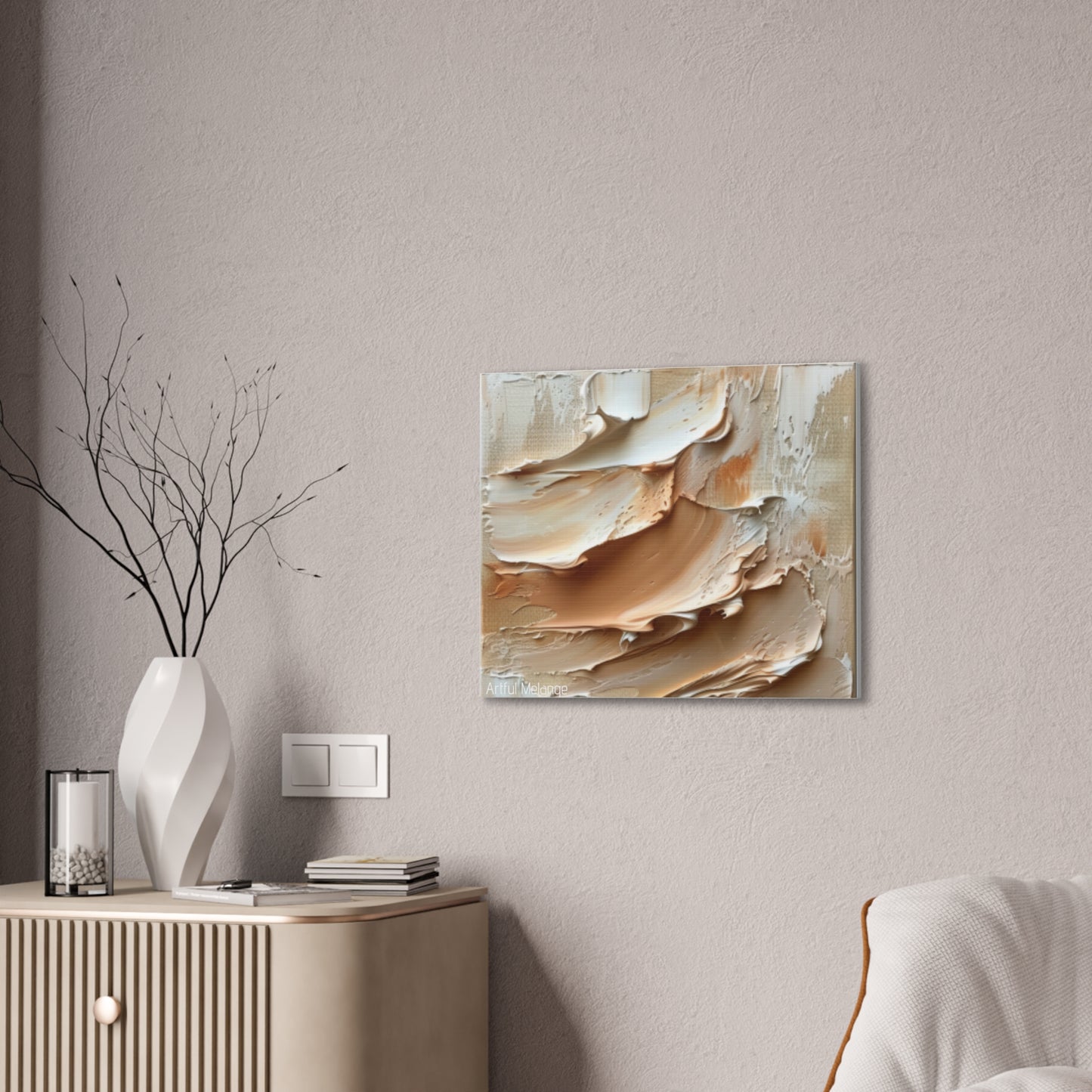 Primary Elegance: A Symphony of Sophistication Canvas Print