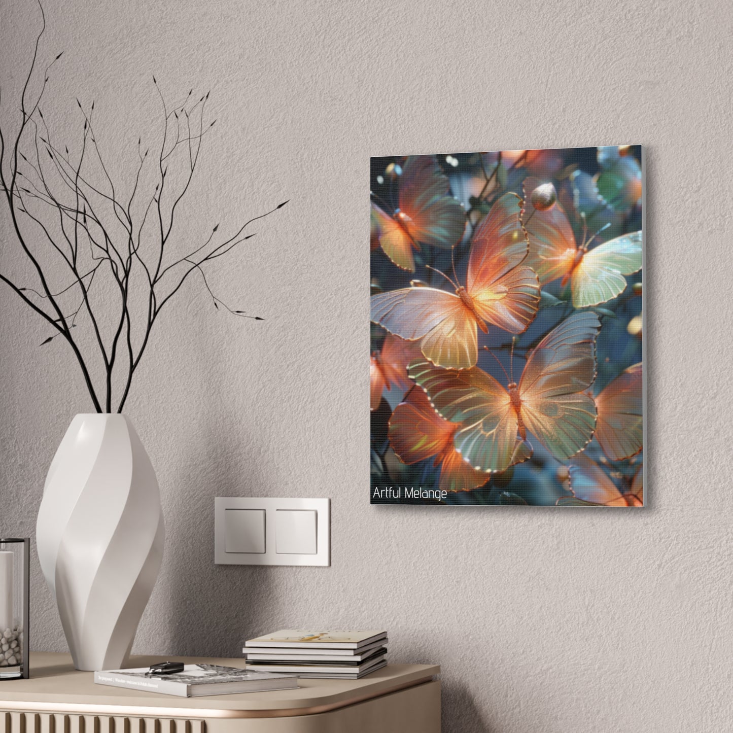 Fluttering Dreams: Butterfly Canvas Print Collection